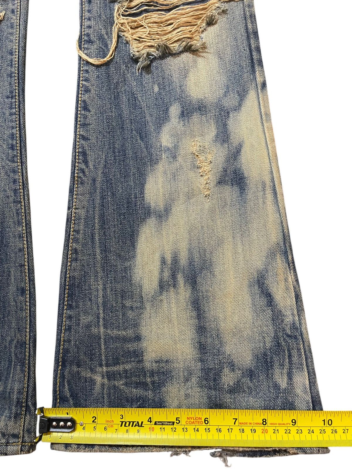 GOA 💥Rare💥 Vintage G.O.A Mud Wash Faded Distressed Flared GOA Size US 30 / EU 46 - 18 Thumbnail