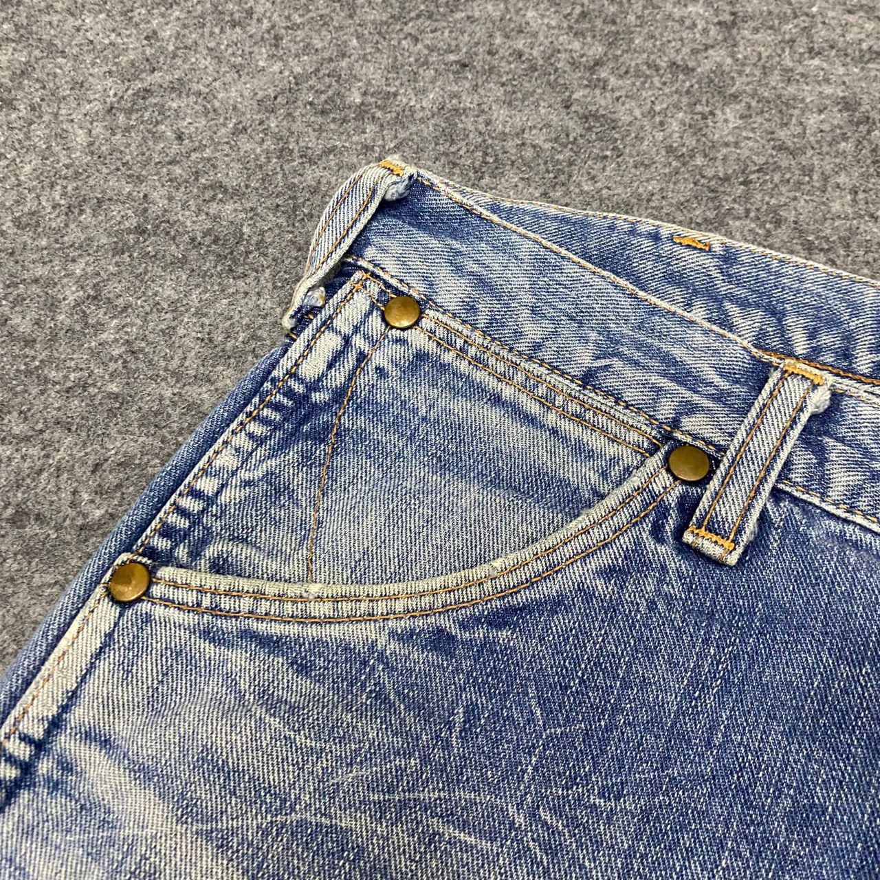Wrangler Vintage 80s Wrangler Distressed Denim Size US 31 - 15 Thumbnail