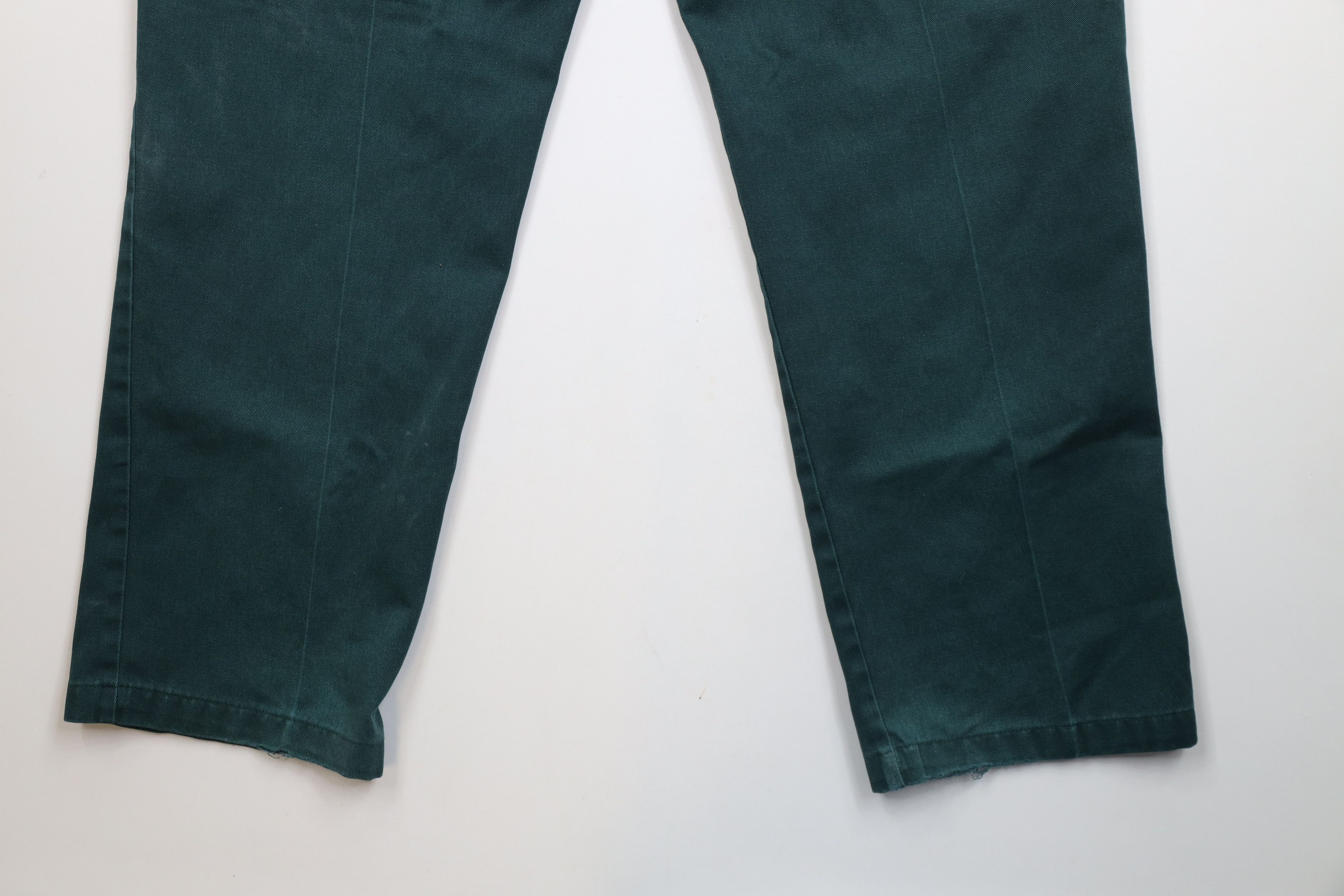 Dickies × Vintage Vintage Dickies Spell Out Wide Leg Workwear Pants Green Size US 42 / EU 58 - 14 Thumbnail