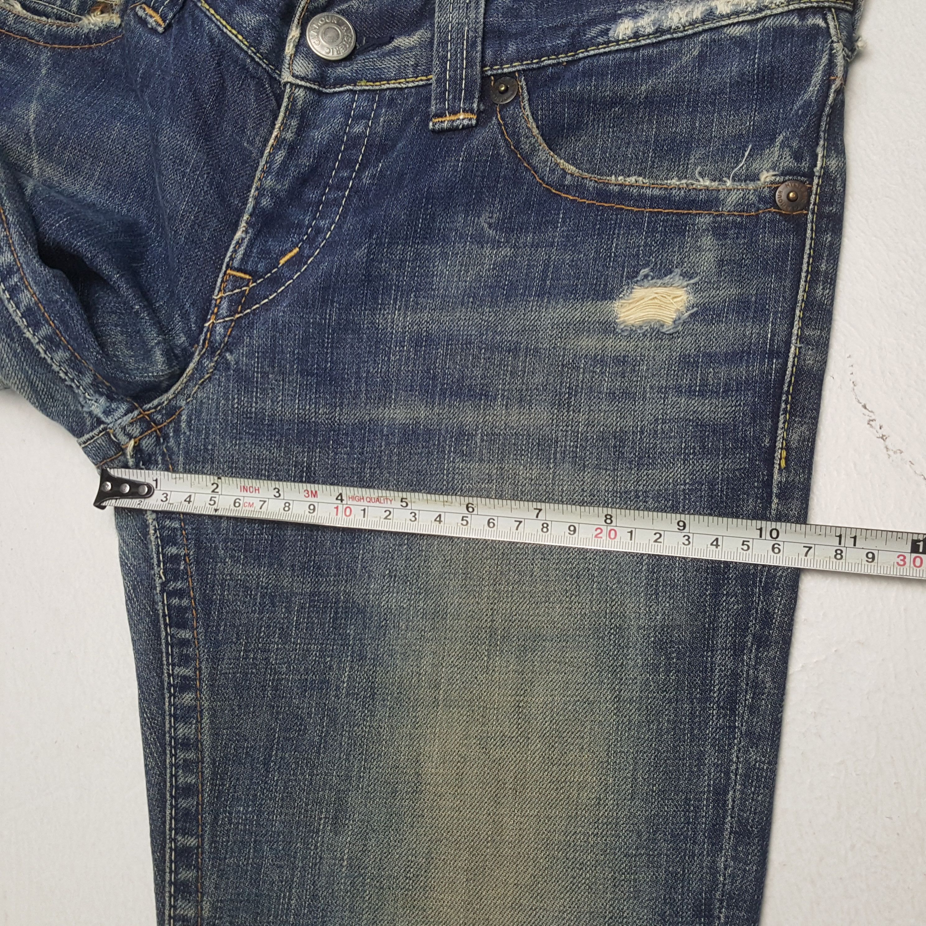 Hysteric Glamour × Japanese Brand × Vintage HYSTERIC GLAMOUR Japanese Brand Streetwear Custom Art Jeans Size 30" / US 8 / IT 44 - 9 Thumbnail