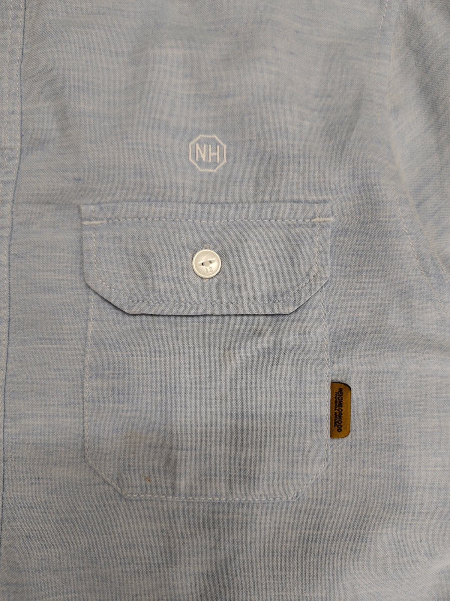 Neighborhood Vintage Neighborhood .Co Japan Chambray Denim Shirt Size US S / EU 44-46 / 1 - 8 Thumbnail