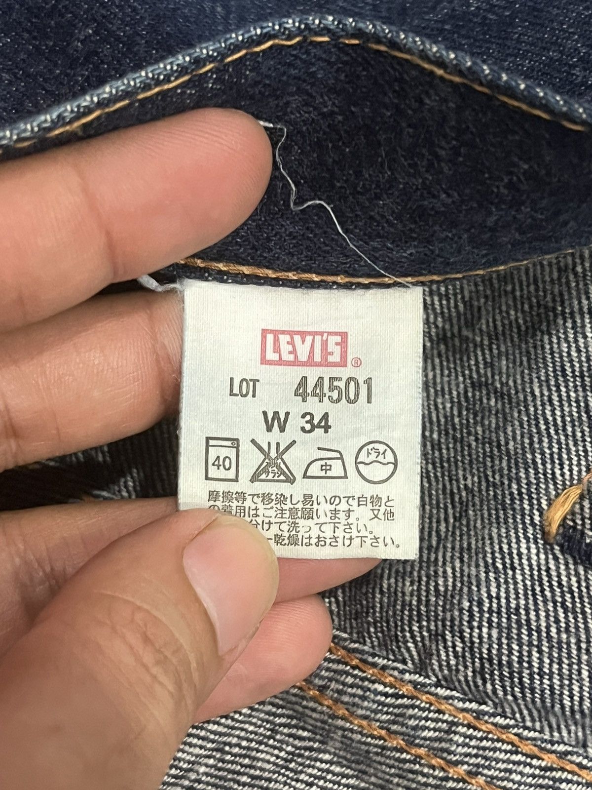Levi's Vintage Clothing ⚡️Selvedge⚡️Vintage Levi’s LVC S501XX Big E Indigo Washed Jean Size US 34 / EU 50 - 22 Thumbnail