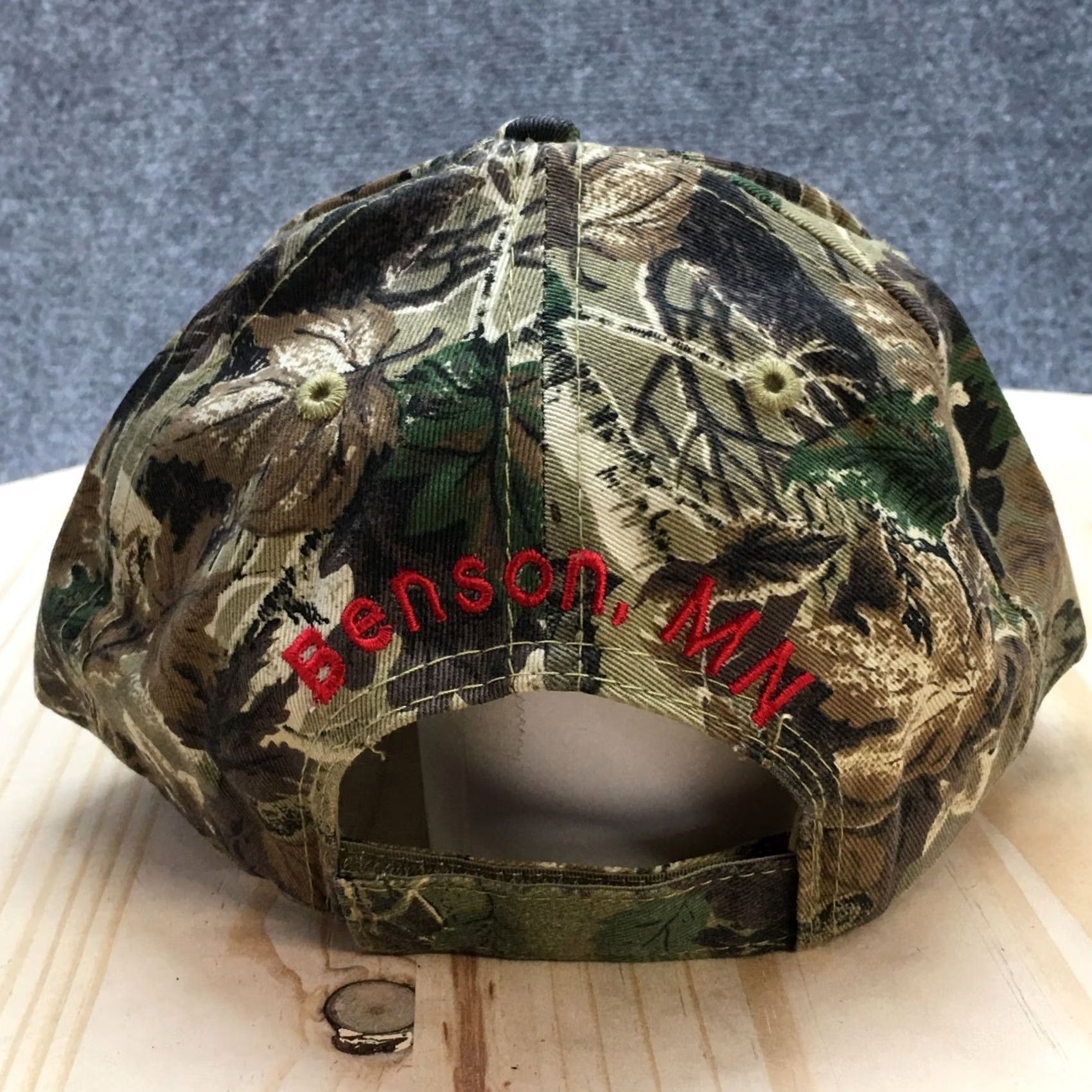 Vintage Nike Shirt Mens Green Brown Camo OS Curved Brim Adjustable Size ONE SIZE - 6 Thumbnail