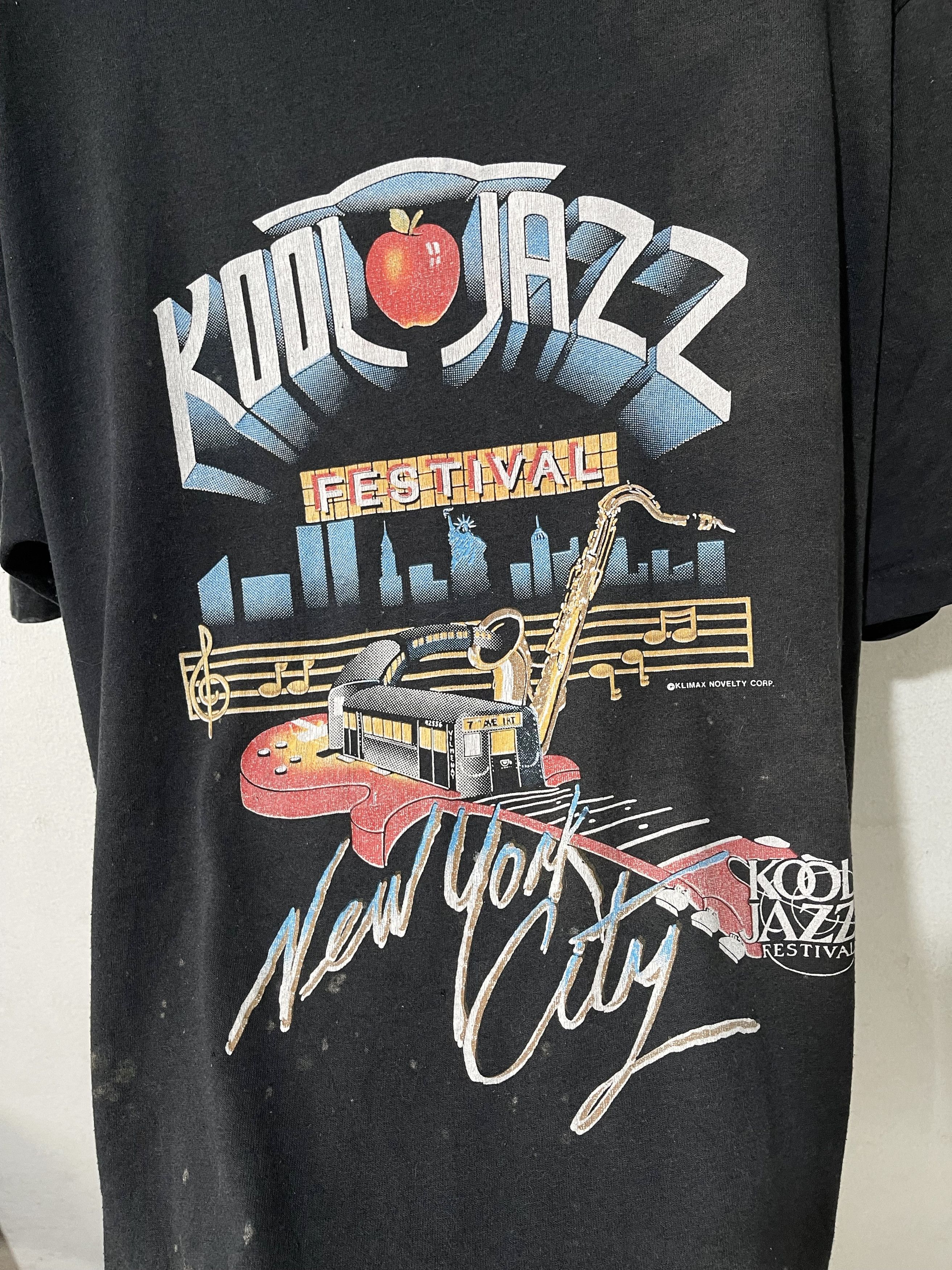 Band Tees × Jazz Cartier × Vintage Vintage 80s Kool Jazz Festival Shirt Size US XL / EU 56 / 4 - 2 Thumbnail