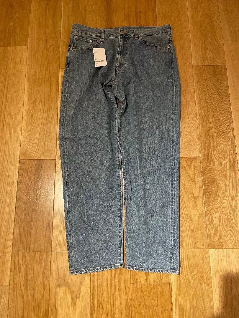 uniform experiment washed denim wide pants by uniform experiment Size US 34 / EU 50 - 1 Thumbnail