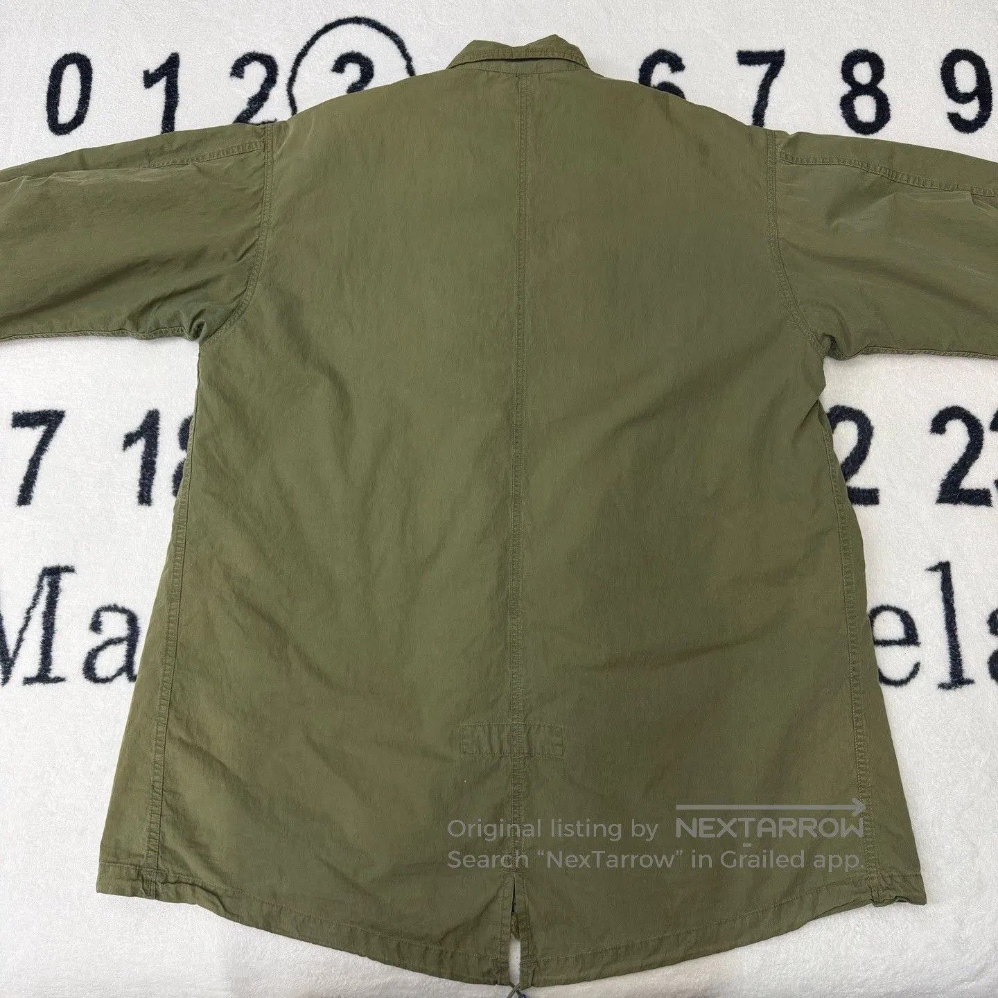 Descendant DESCENDANT Quilted Olive Green Coat. Size US L / EU 52-54 / 3 - 4 Thumbnail