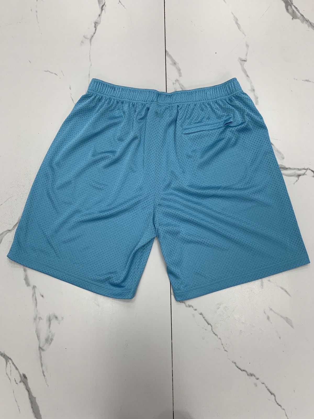 Supreme Supreme Small Box Baggy Mesh Short (SS25) "Light Blue” Size US 32 / EU 48 - 2 Thumbnail