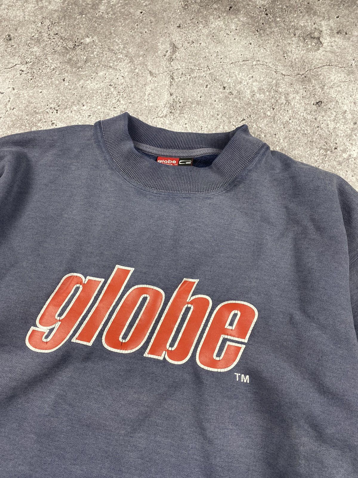Globe × Vintage Vintage Globe Skateboarding Denim Oversized Sweatshirt Size US M / EU 48-50 / 2 - 3 Thumbnail