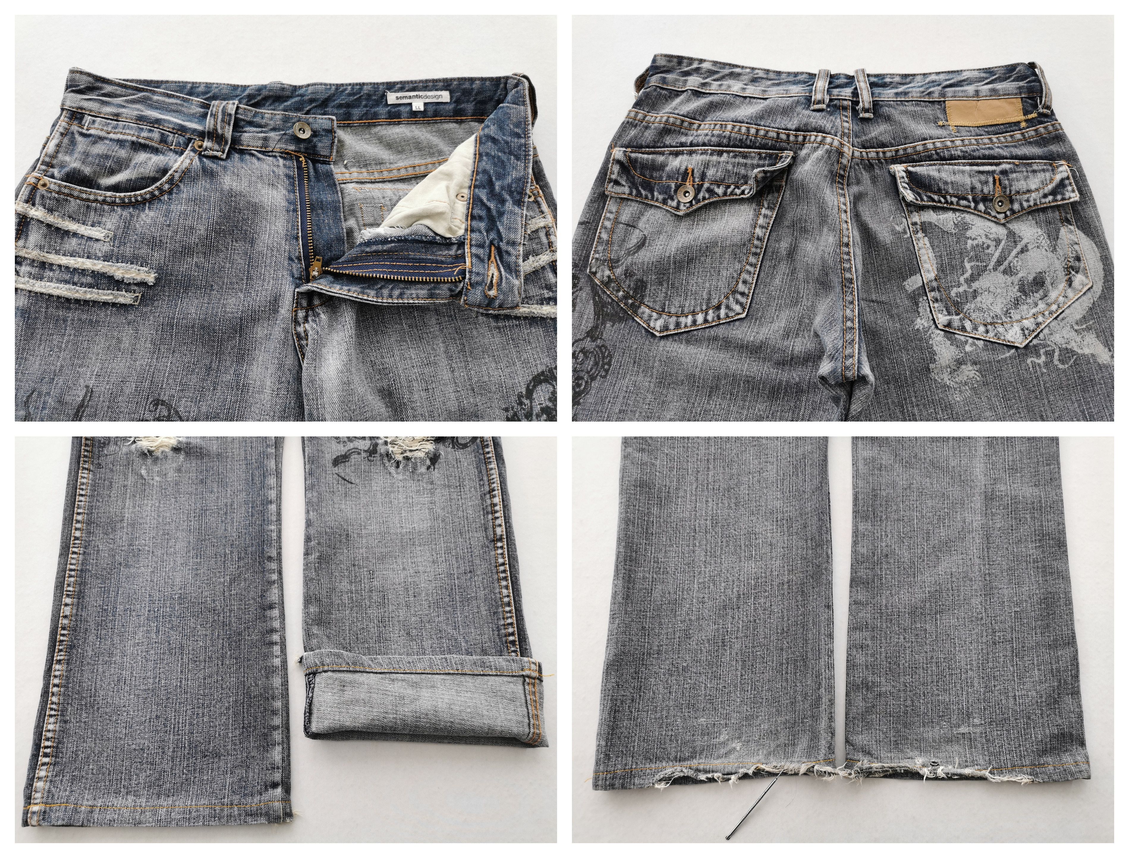 semanticdesign Semantic Design Embroidered Denim Jeans Size 31 Size US 31 - 9 Thumbnail