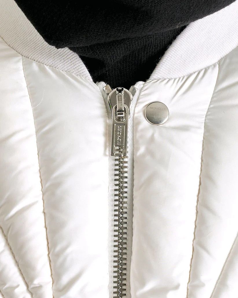 Rick Owens o1s1v1r1oon0925 Moncler Radiance Peter Jacket in White/Milk Size US L / EU 52-54 / 3 - 6 Thumbnail