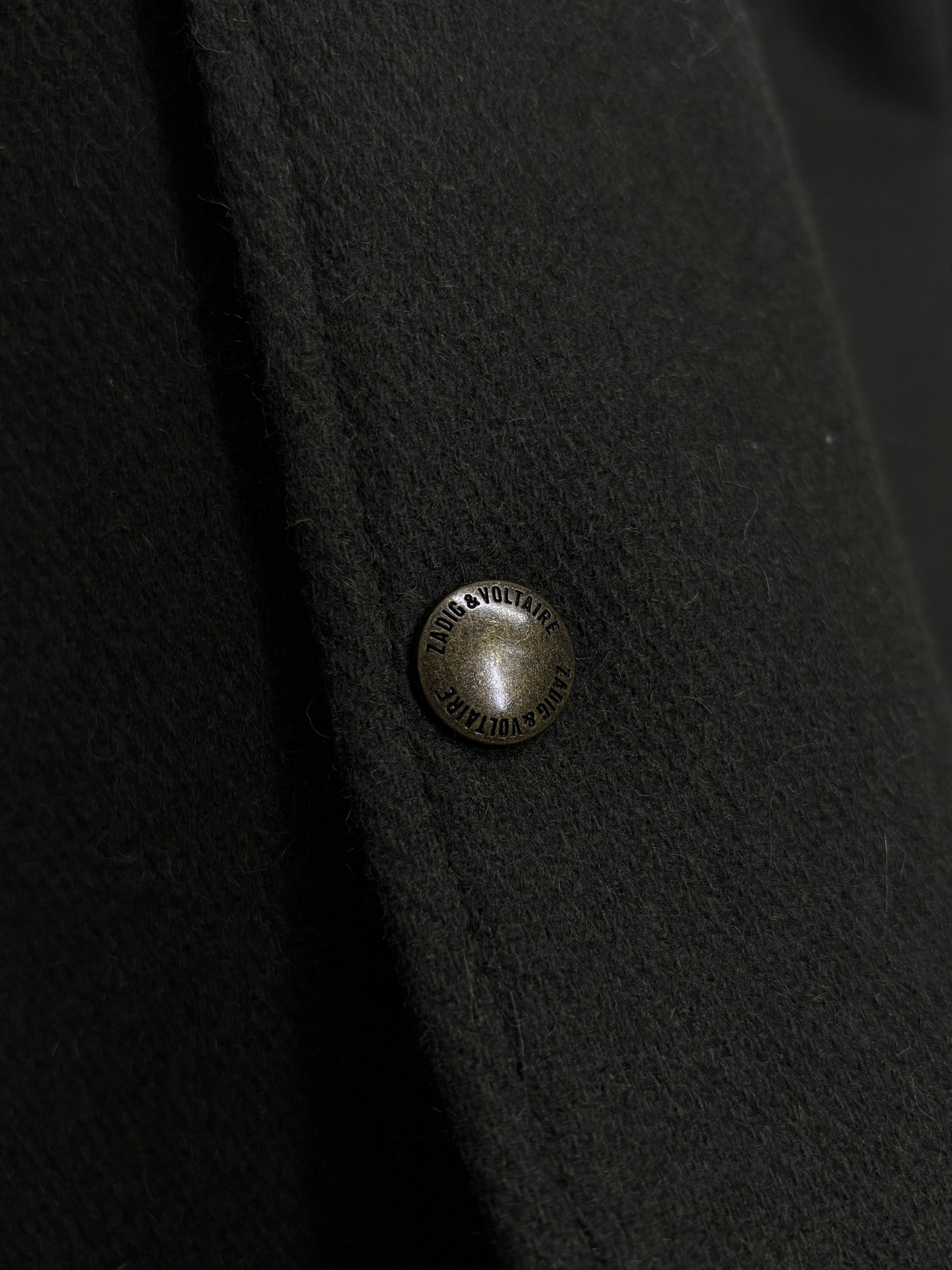 Zadig & Voltaire Zadig & Voltaire Paris Green Wool Button Up Worker Jacket Size US L / EU 52-54 / 3 - 14 Thumbnail