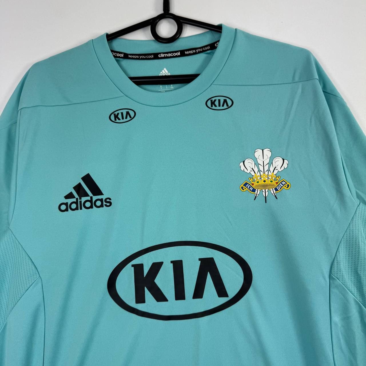 Adidas Wales Rugby Training Jersey Adidas KIA Blue Mens Size L Size US L / EU 52-54 / 3 - 2 Thumbnail