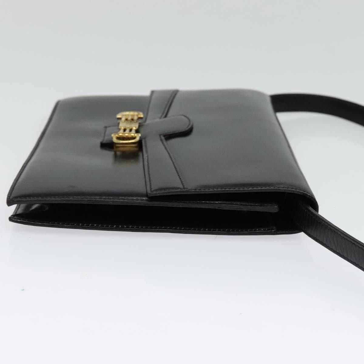 Celine CELINE Shoulder Bag Leather Black Gold Size ONE SIZE - 5 Thumbnail