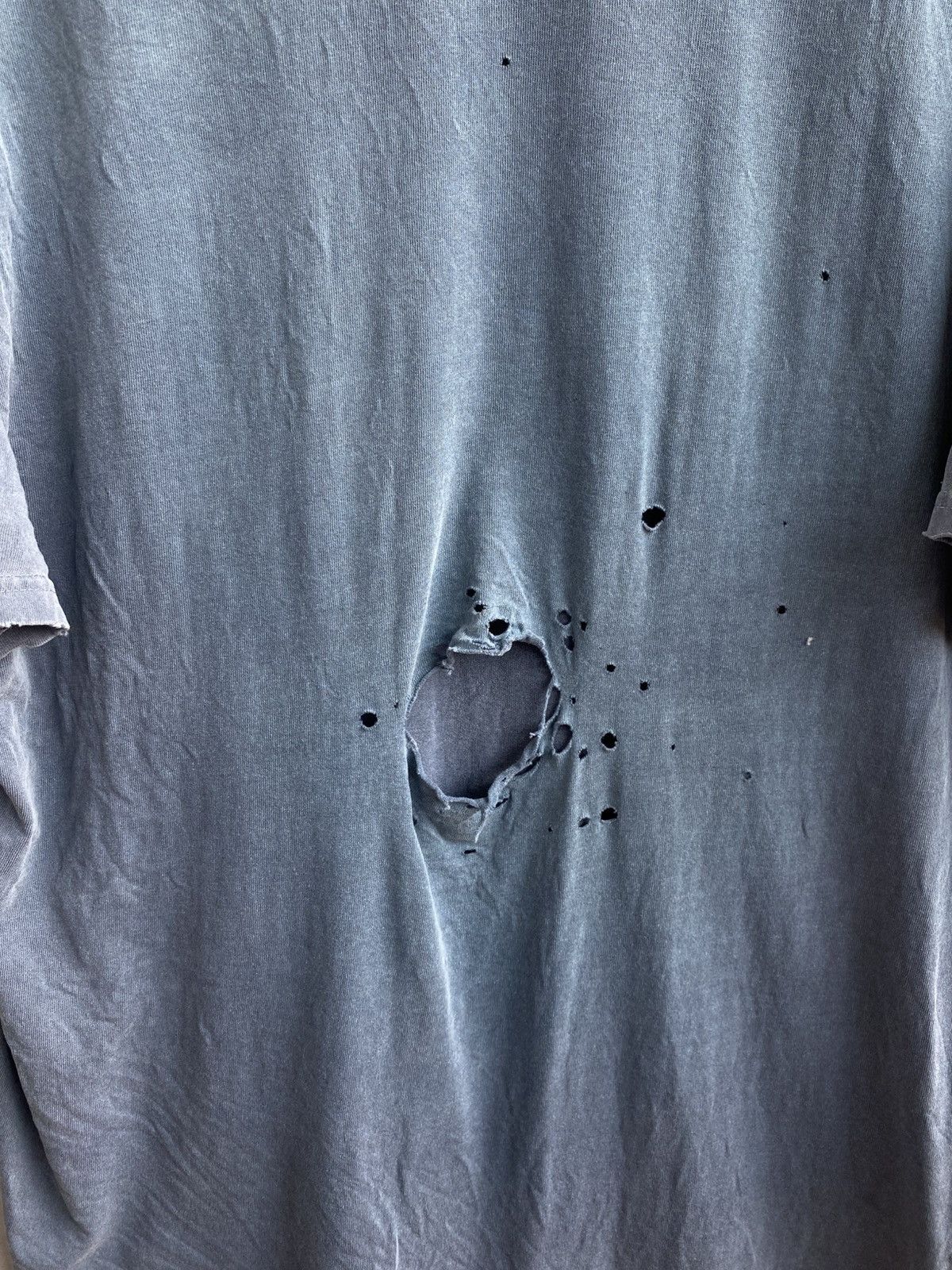 Nike × Vintage Vintage Nike Swoosh Gradient Sun Faded Thrashed Tee Size US M / EU 48-50 / 2 - 10 Thumbnail