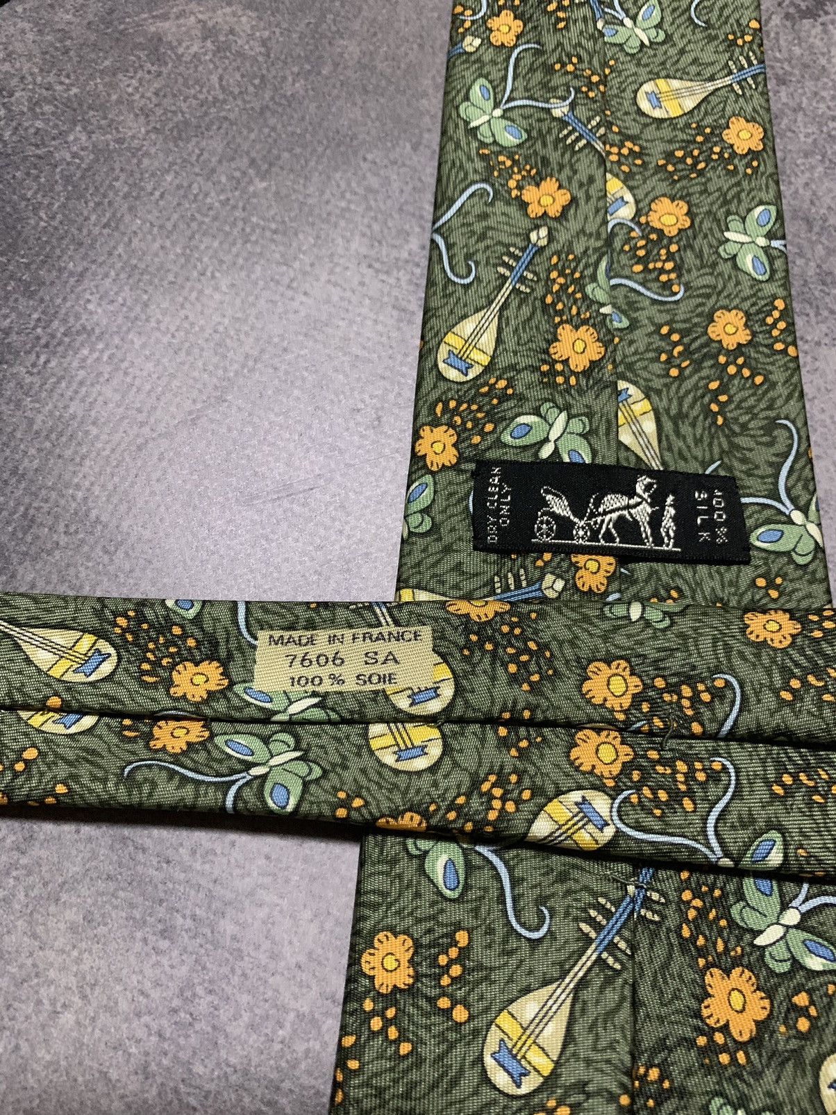 Hermes × Vintage Vintage Hermes luxury silk tie. Insanely beautiful thing Size ONE SIZE - 3 Thumbnail