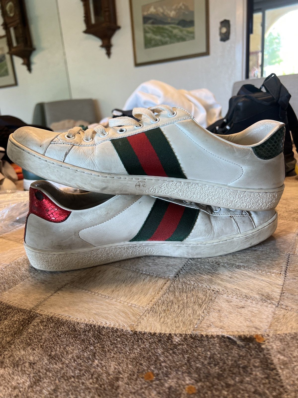 Gucci Gucci Ace Sneaker ‘Roaring Tiger’ Size US 10 / EU 43 - 3 Thumbnail
