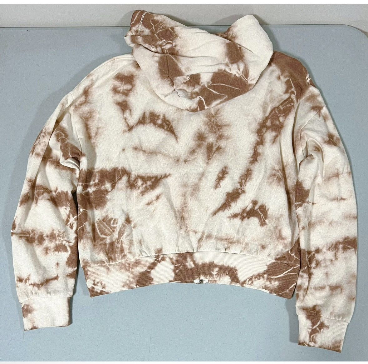 Garage Garage Beige Tie Dye Zipper Sweater Sweatshirt Hoodie XS ✨ Size XS / US 0-2 / IT 36-38 - 3 Thumbnail