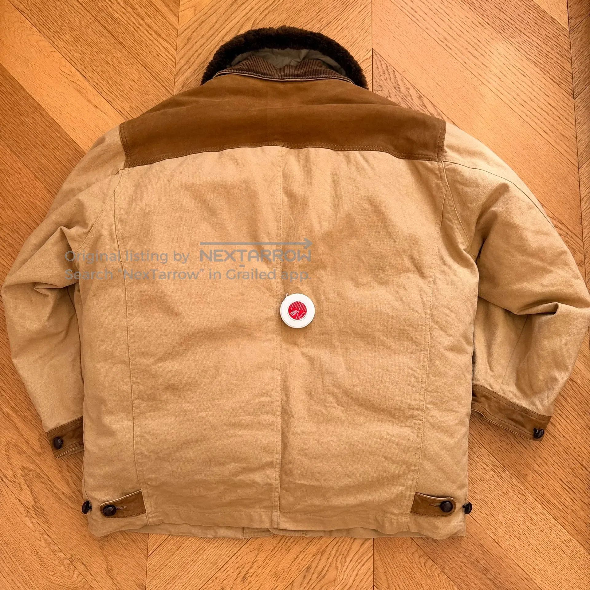 Mg Size F Vintage Cowhide Patchwork Outdoor Sports Hunting in Brown, Men's (Size L) — image 3 of 6