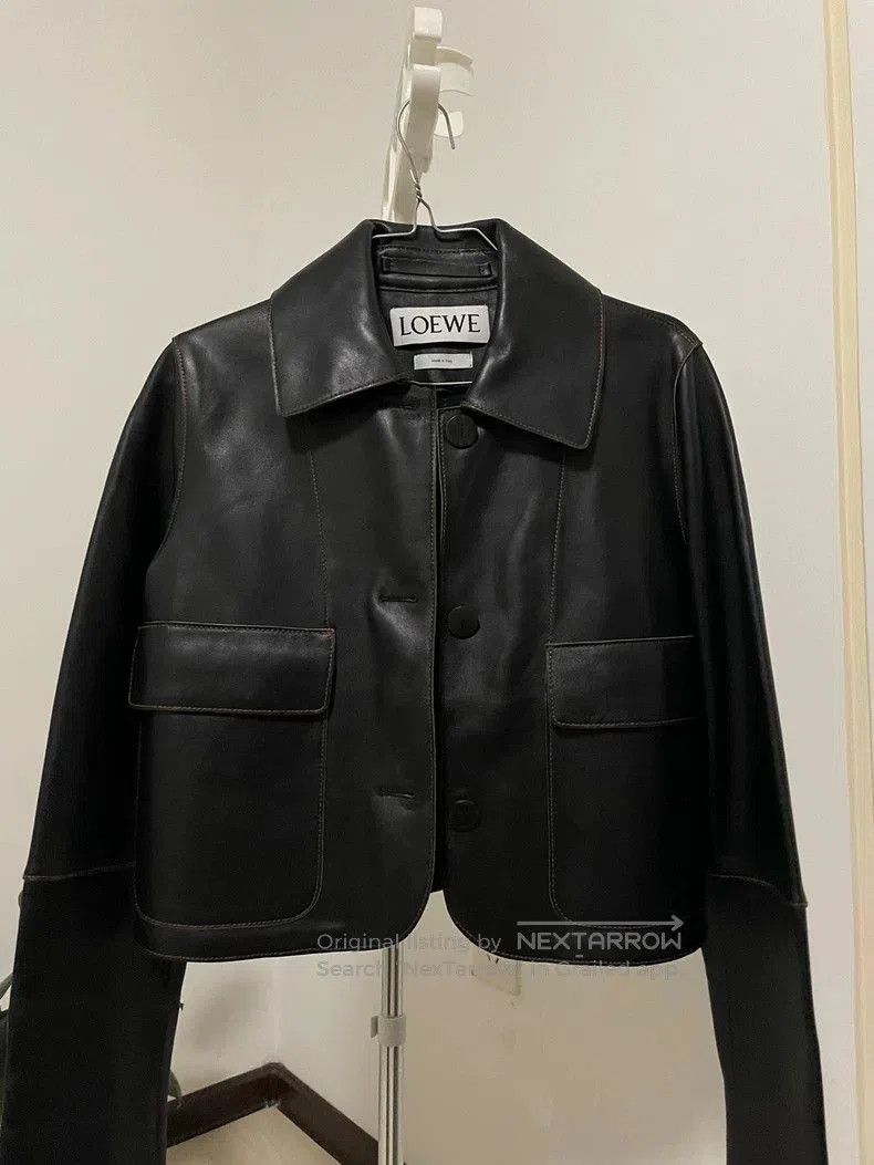 Loewe Classic Leather Jacket .