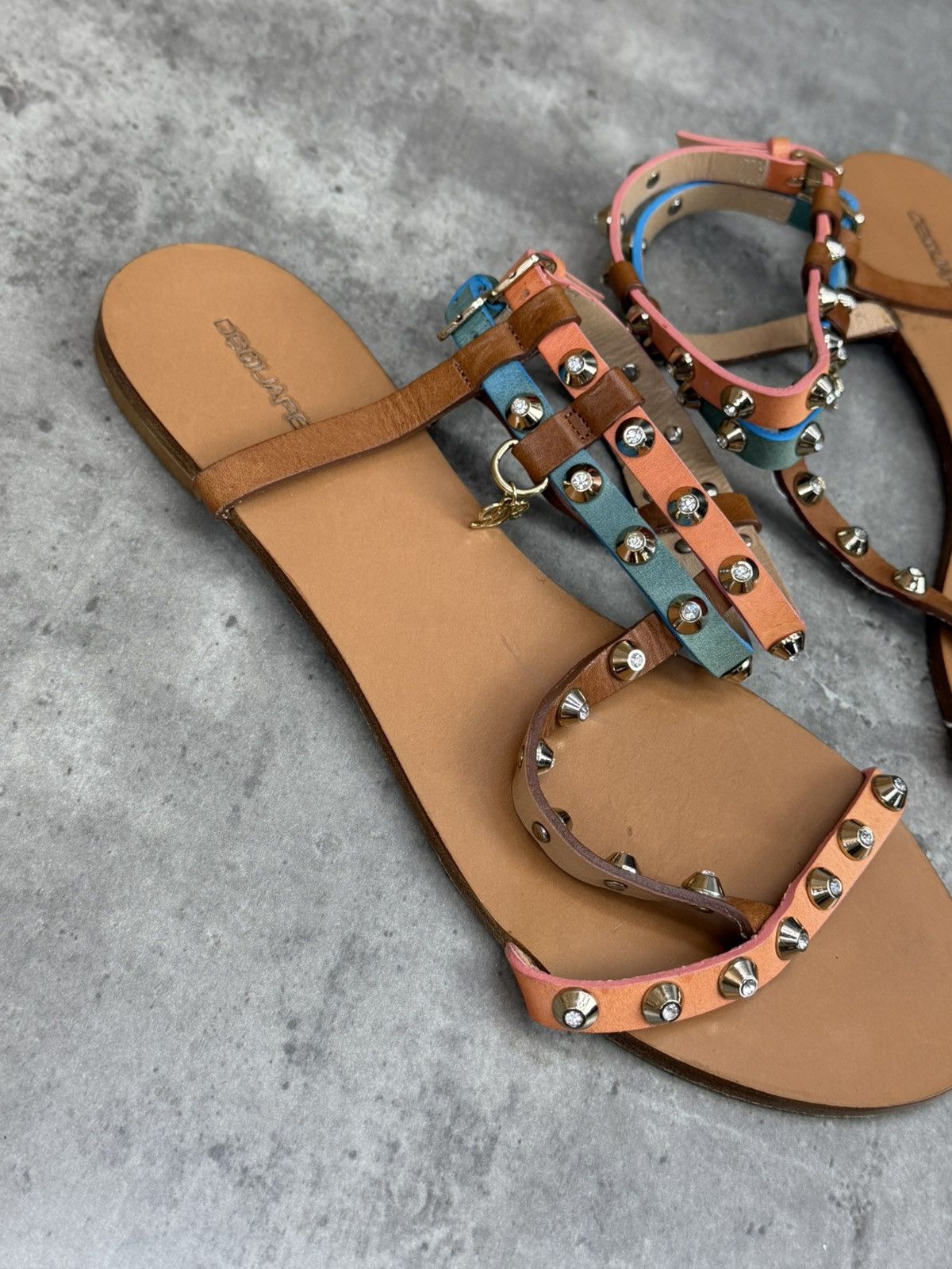 Dsquared2 Dsquared2 Studded Gladiator Leather Sandals EU 40 Size US 10 / IT 40 - 9 Thumbnail