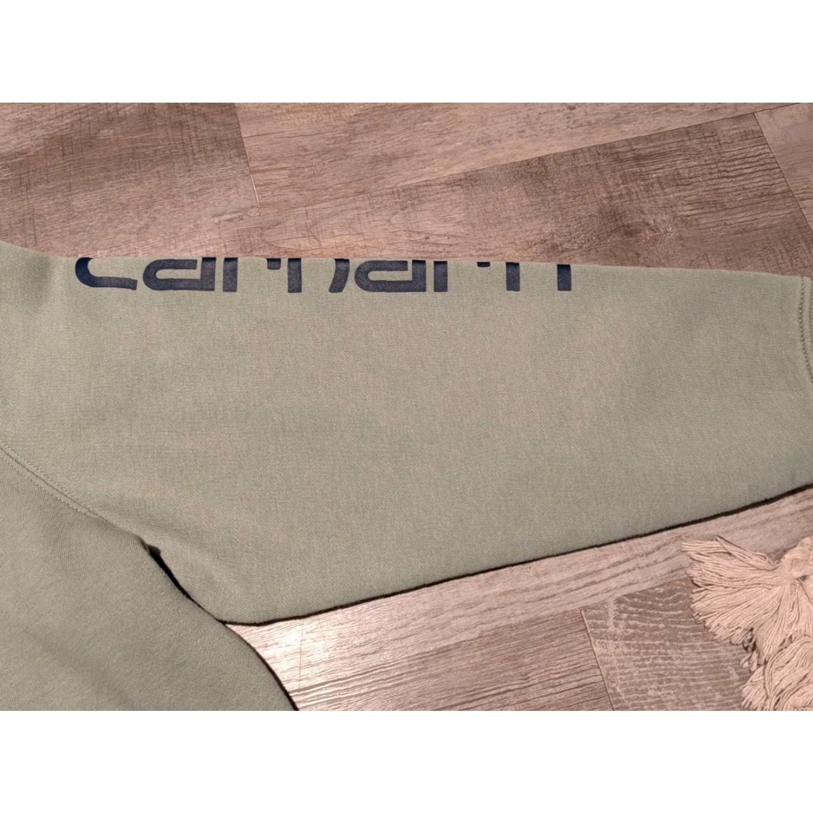 Carhartt Carhartt Sweatshirt Women Clarksburg Graphic Sleeve Mint Green Hooded 3X Activewear Size XXL / US 16-18 / IT 52-54 - 6 Thumbnail