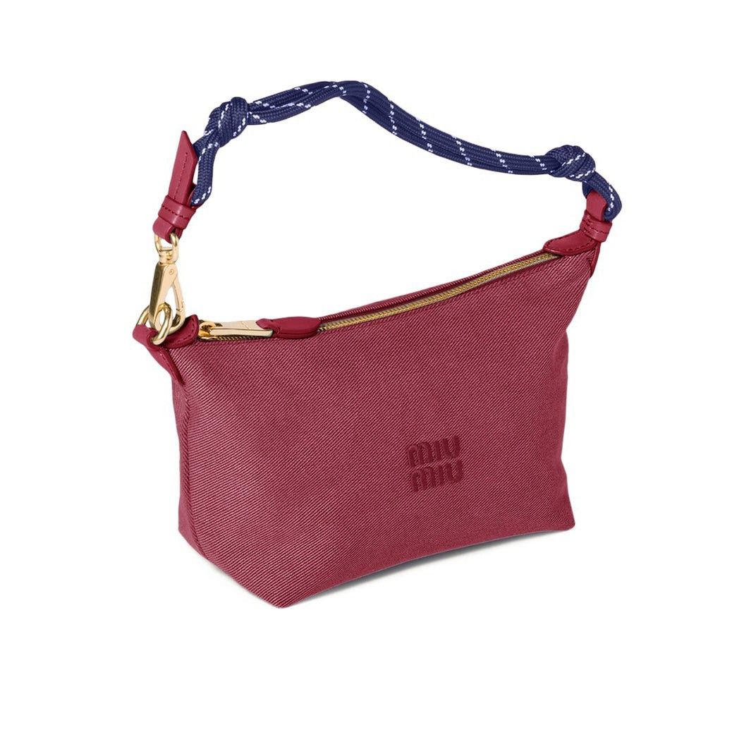 Miu Miu MIU MIU Spirit Cerise Baltic Gabardine Pouch New & Authentic Size ONE SIZE - 2 Thumbnail