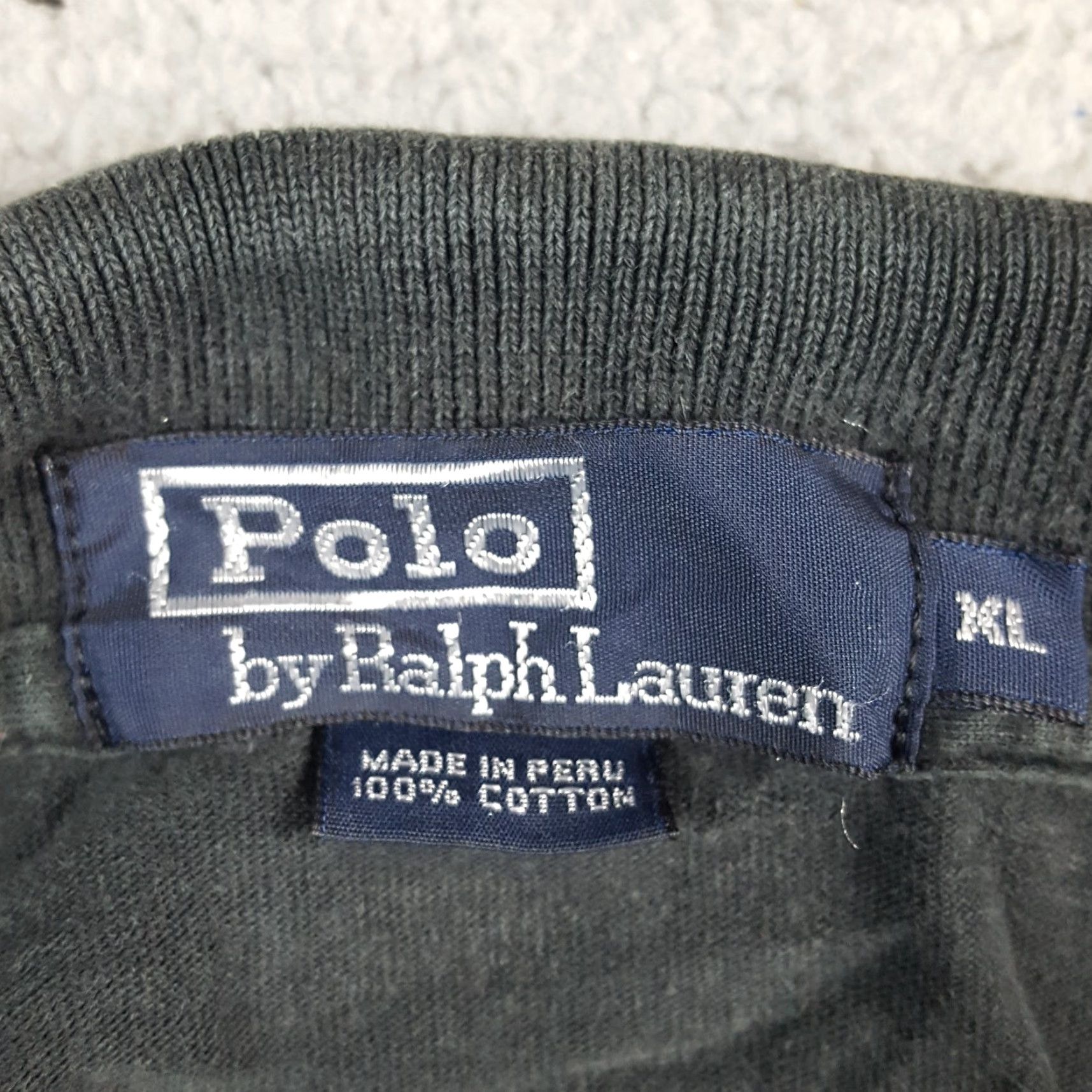 Polo Ralph Lauren VINTAGE Polo Ralph Lauren Polo Shirt XL Striped Blue 90s Grunge Skater Preppy Short Sleeve Classic Mens Size US XL / EU 56 / 4 - 6 Thumbnail
