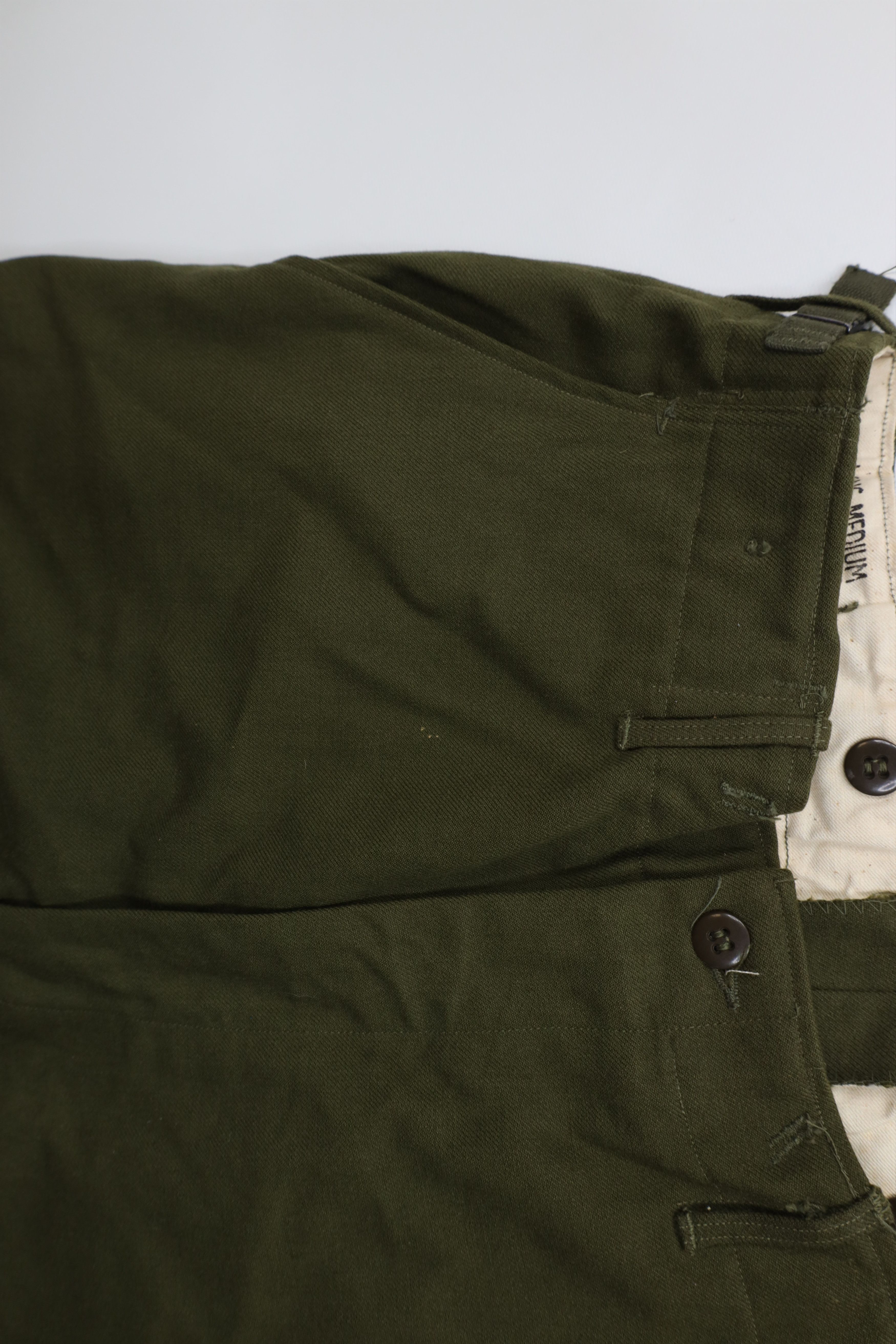 Vintage Vintage 50s Korean War Wide Leg M1951 Trousers Pants USA Size US 34 / EU 50 - 7 Thumbnail