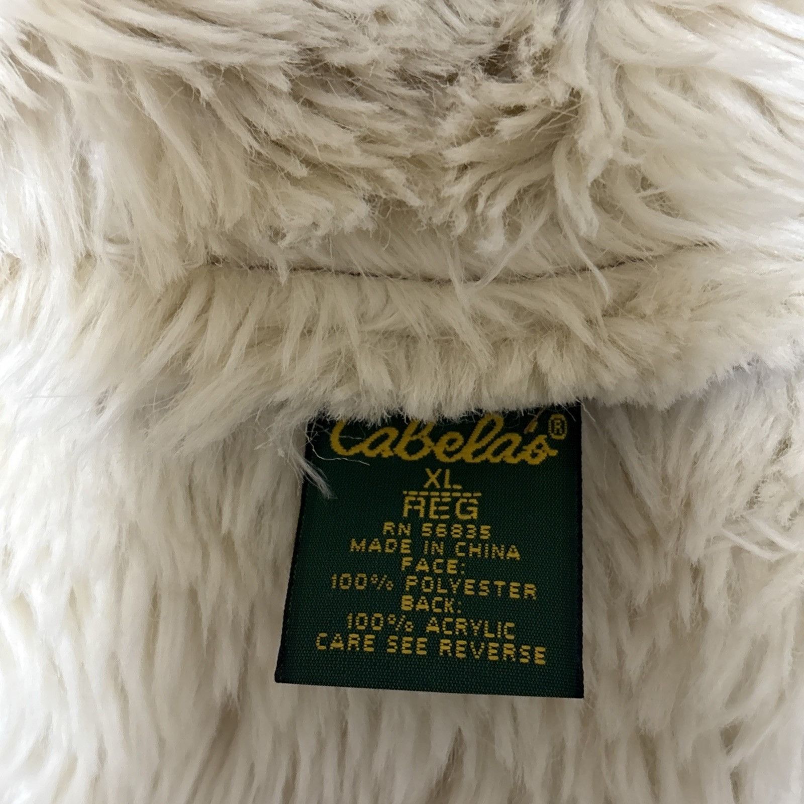 Cabelas Cabelas Faux Shearling Vest Womens XL Natural Brown Open Gil Size XL / US 12-14 / IT 48-50 - 7 Thumbnail
