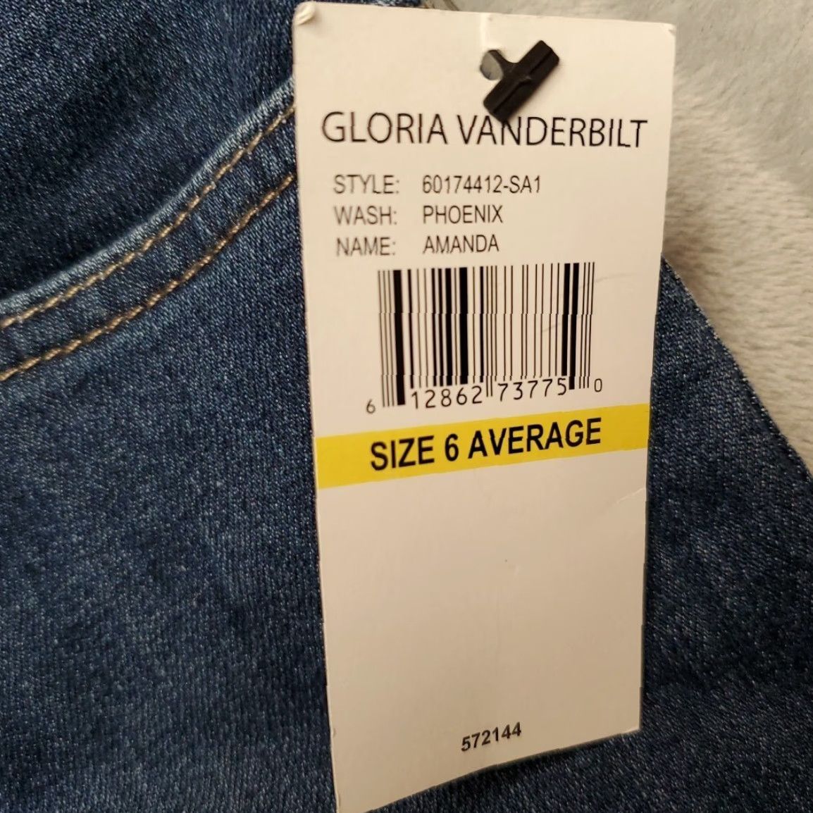 Gloria Vanderbilt VINTAGE Gloria Vanderbilt Jeans Women 6 Amanda Tapered Leg Heritage Fit Classic Rise NWT Jeans Women 6 Medium Blue 5-Pocket Denim Mens Womens Girls Size 28" / US 6 / IT 42 - 5 Thumbnail