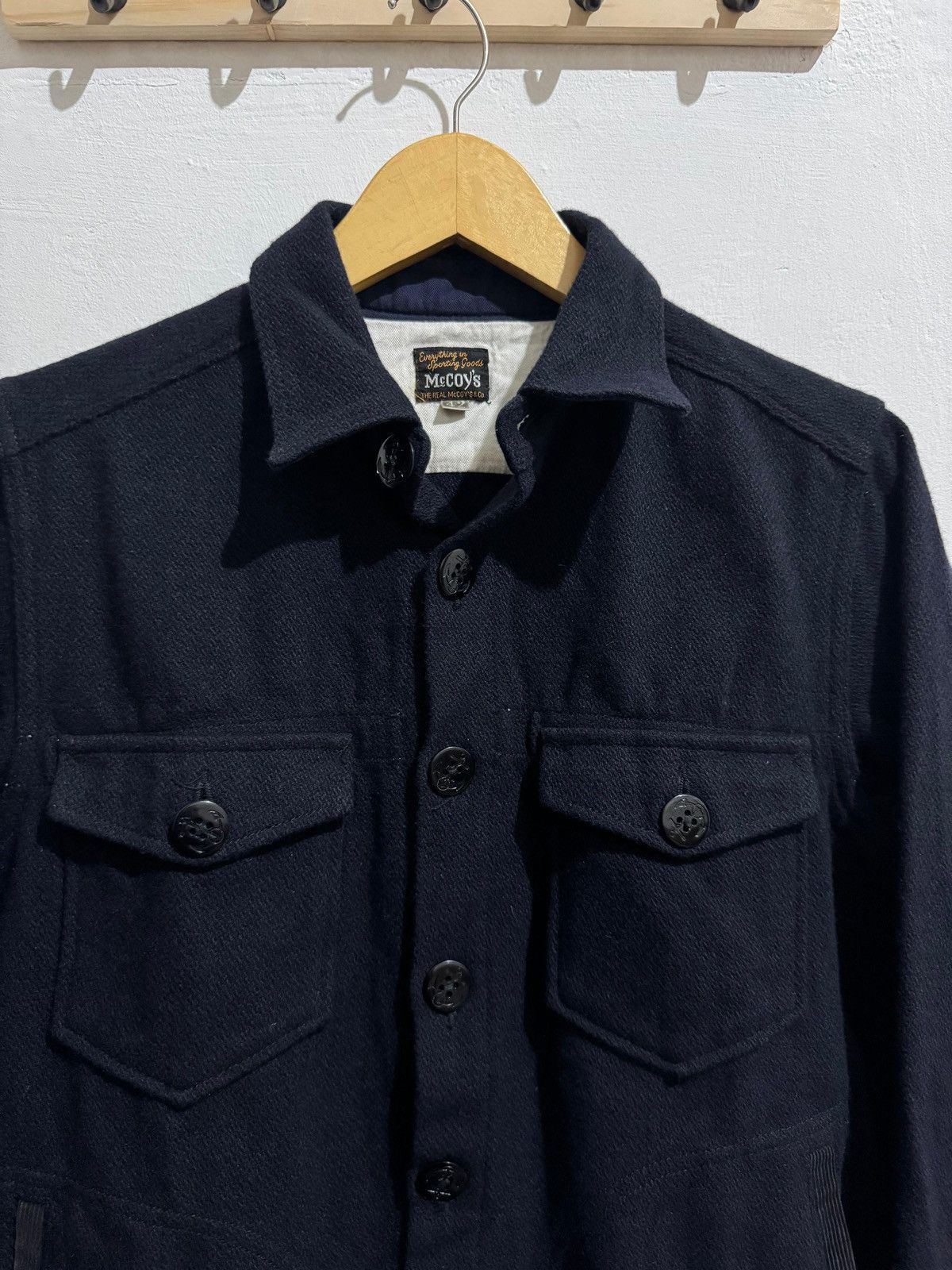 The Real McCoy's The Real Mccoy’s Usn wool button shirt Size US L / EU 52-54 / 3 - 4 Thumbnail