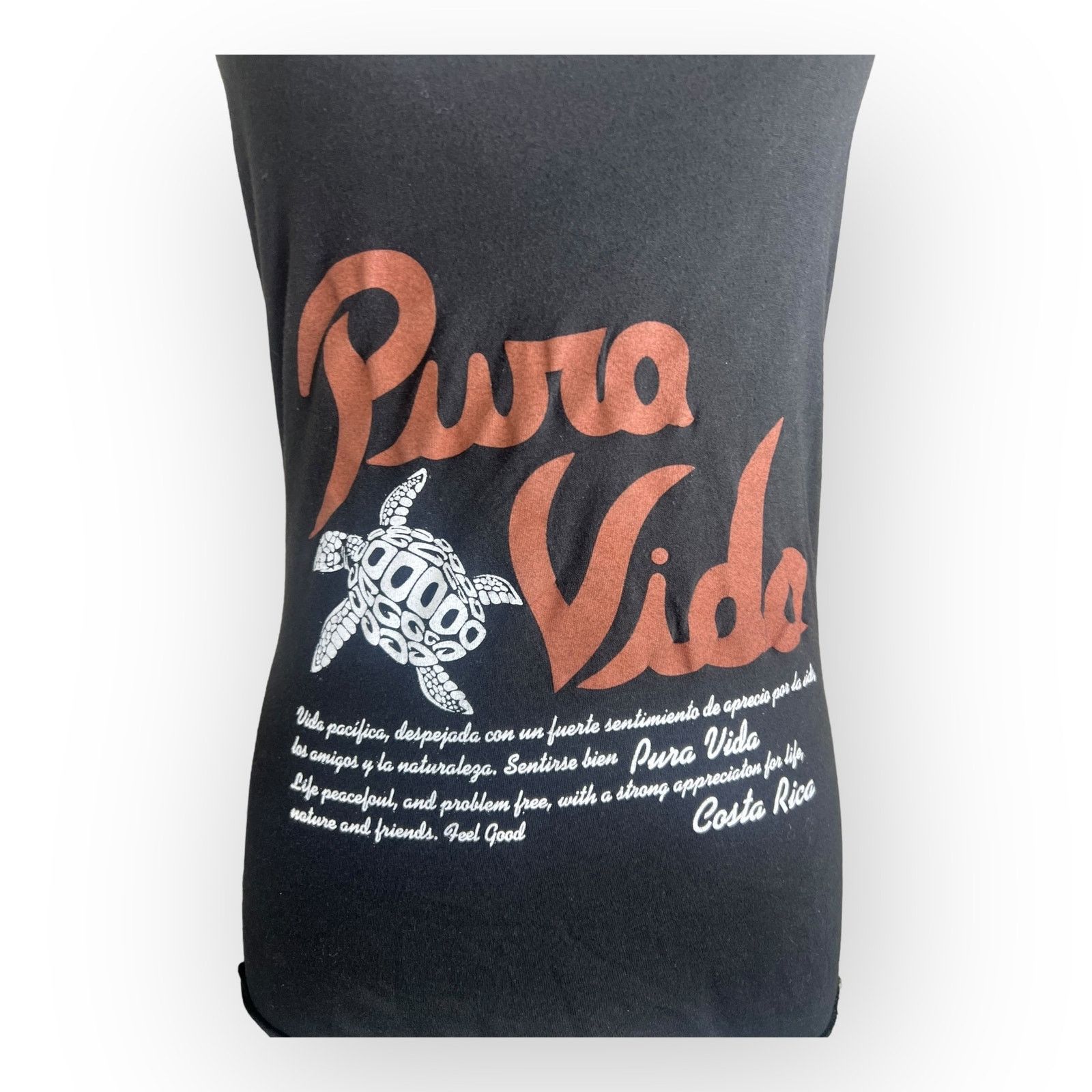 Vintage Pura Vida Costa Rica Tank - Black, Small Size S / US 4 / IT 40 - 3 Thumbnail