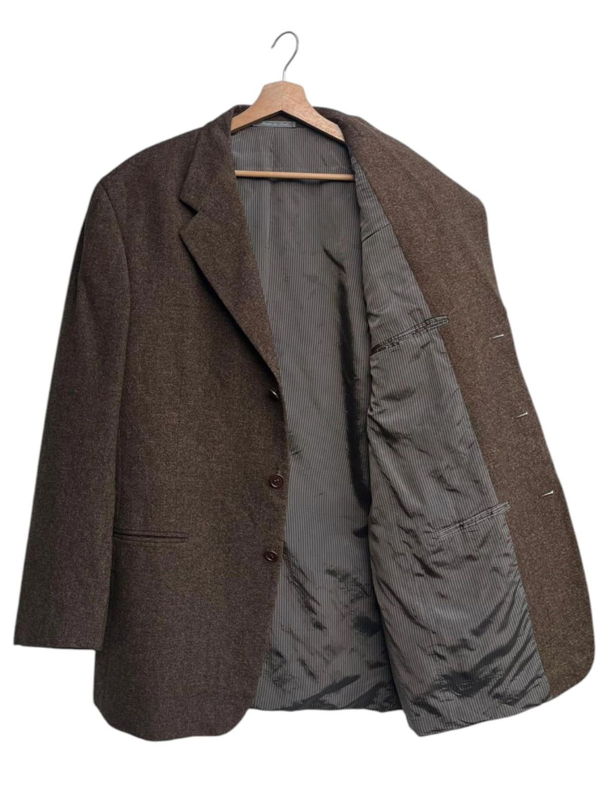 Salvatore Ferragamo Salvatore Ferragamo Wool Cashmere Jacket Size US L / EU 52-54 / 3 - 4 Thumbnail