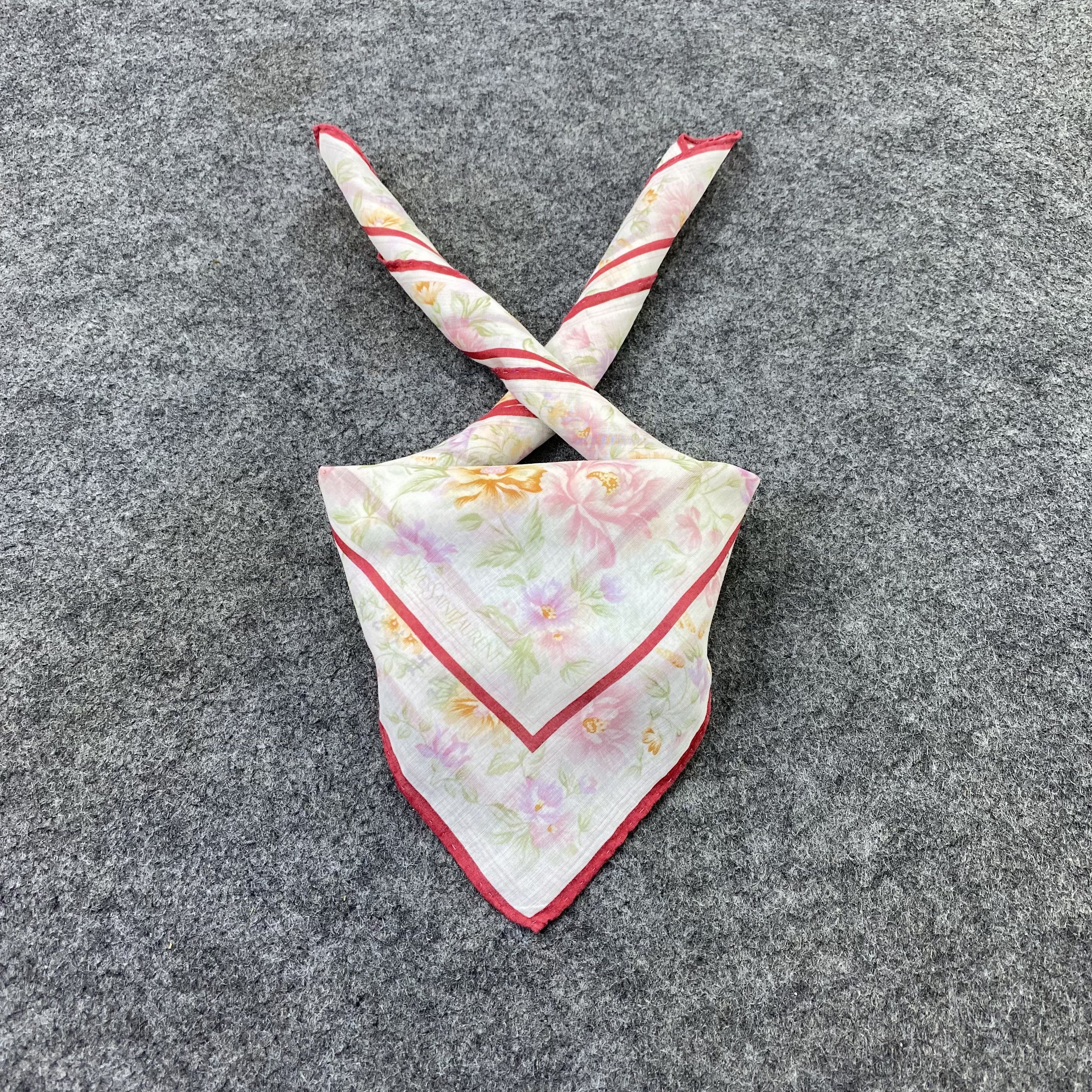 Yves Saint Laurent Yves Saint Laurent Handkerchief /Bandana /Neckerchief-B2216 Size ONE SIZE - 2 Thumbnail