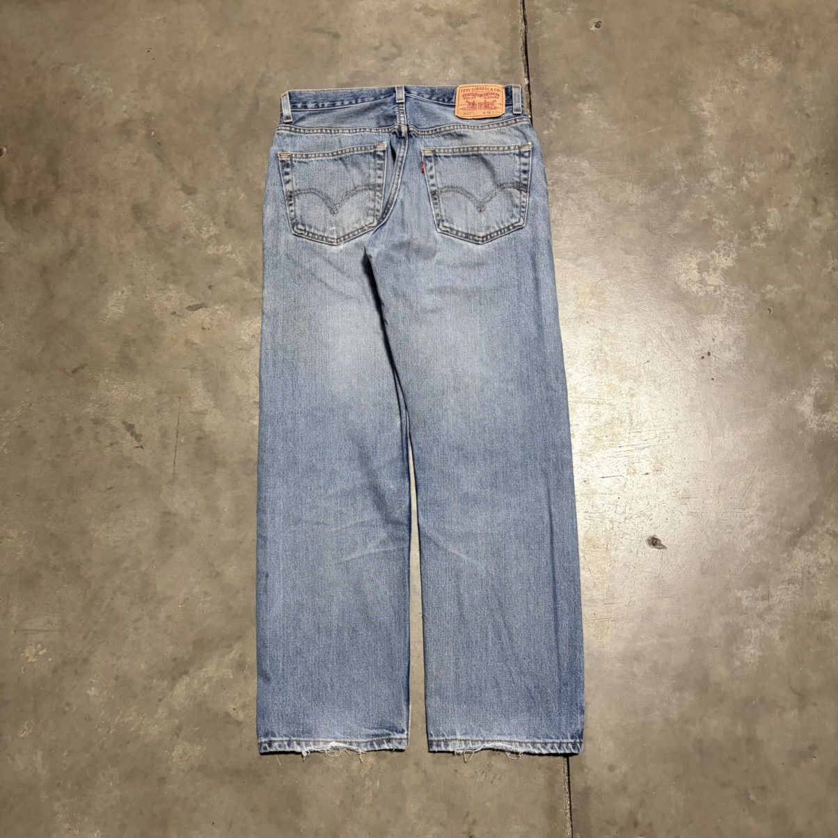 Levi's Vintage Levis 505 Jeans Straight Regular Fit Faded Washed Size US 32 / EU 48 - 8 Thumbnail