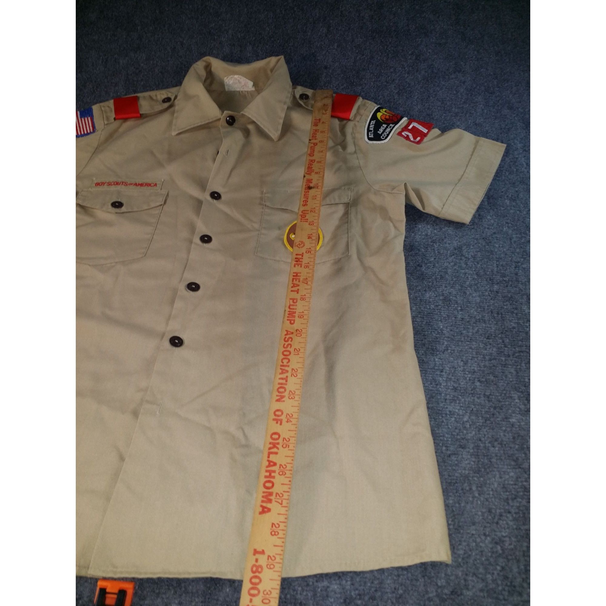 Vintage Vintage Boy Scouts Of America Button Up Shirt Men Sz M Brown Size US M / EU 48-50 / 2 - 4 Thumbnail