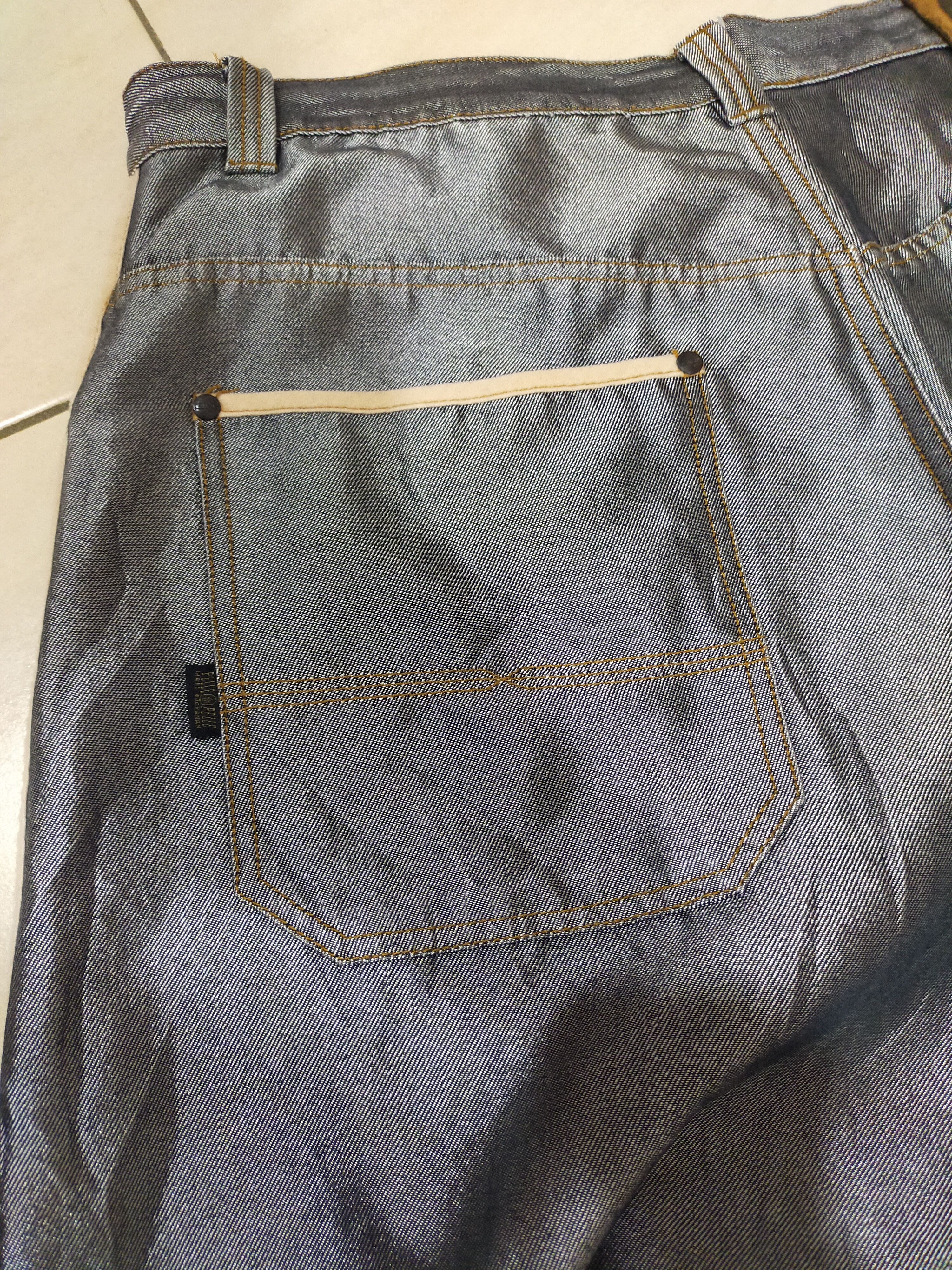 Marc Buchanan × Pelle Pelle PELLE PELLE BAGGY HIP HOP JEANS Size US 40 / EU 56 - 6 Thumbnail