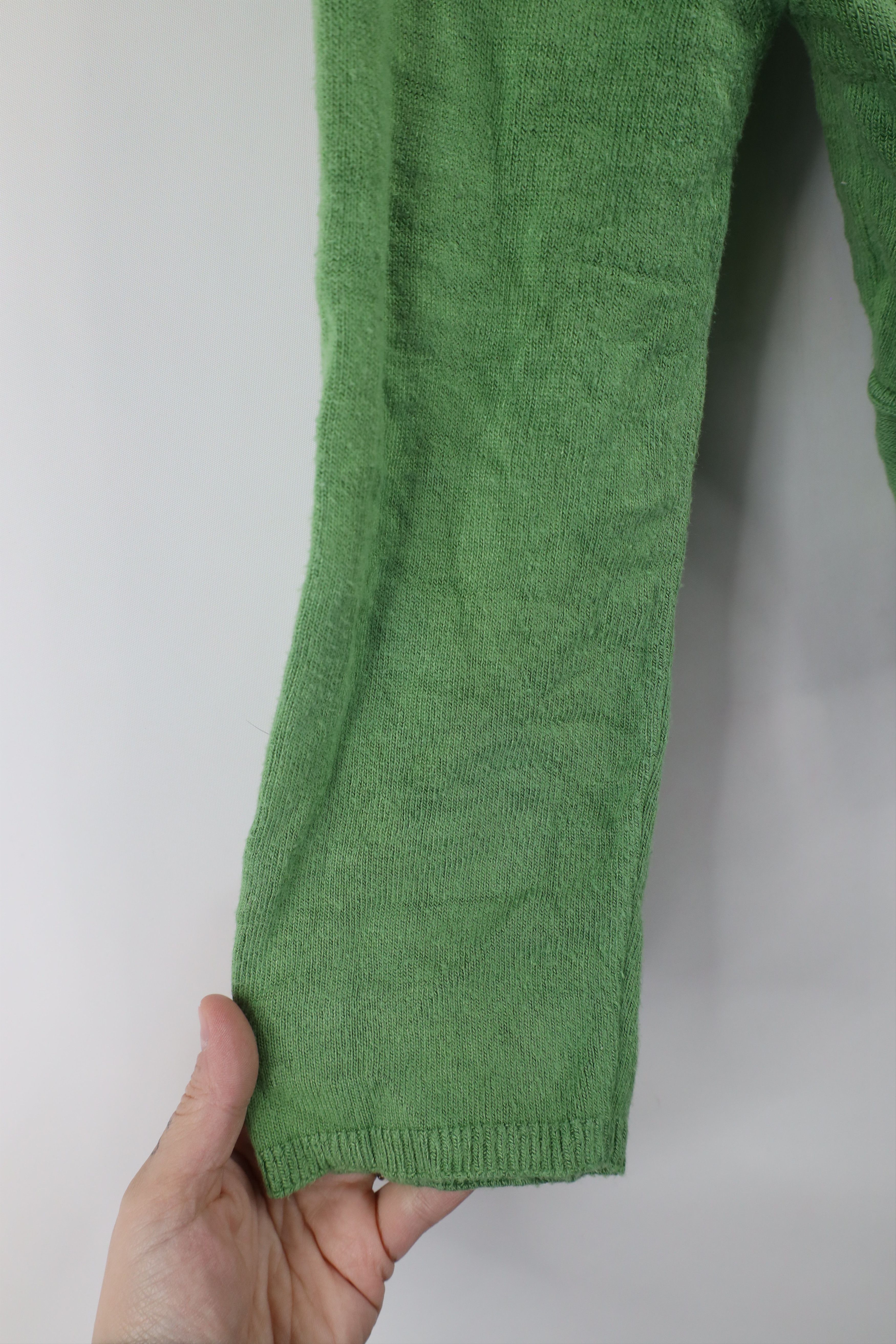 Vintage Vintage 90s Y2K Babydoll Bella Tie Wrap Knit Sweater Green Size S / US 4 / IT 40 - 7 Thumbnail