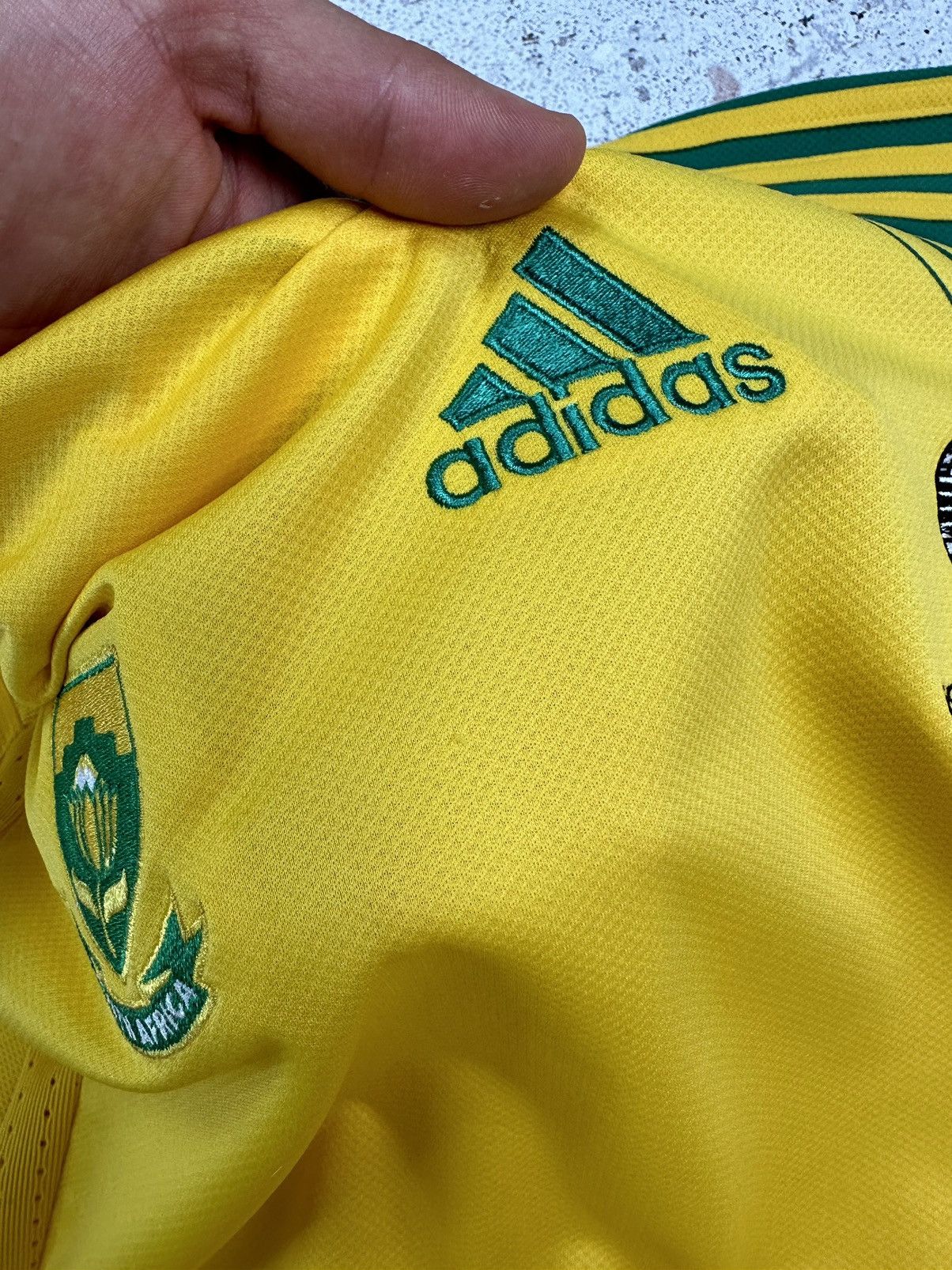 Adidas × Vintage SOUTH AFRICA 2007/2009 3/4 LONG SLEEVE SHIRT JERSEY ADIDAS M Size US M / EU 48-50 / 2 - 12 Thumbnail