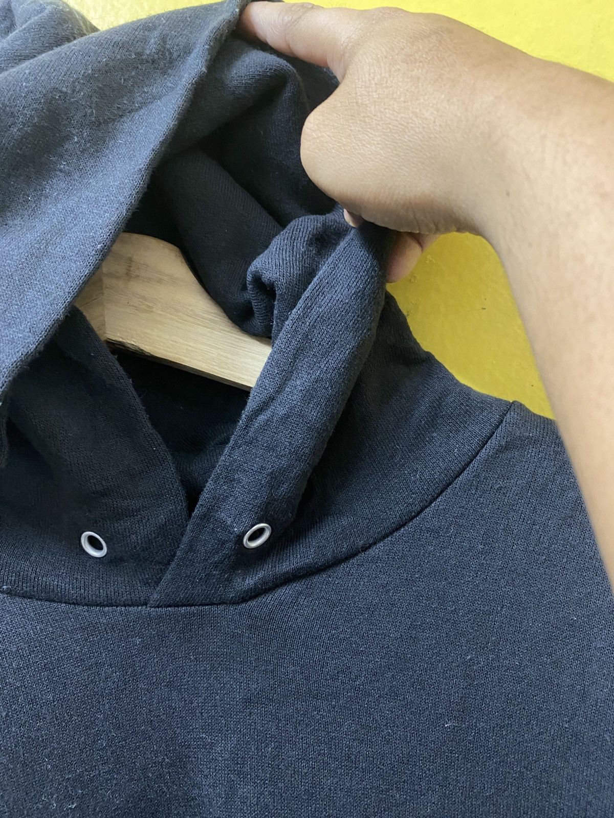 Hanes Vintage Hanes Plain Hodie Black Colour Size US L / EU 52-54 / 3 - 3 Thumbnail