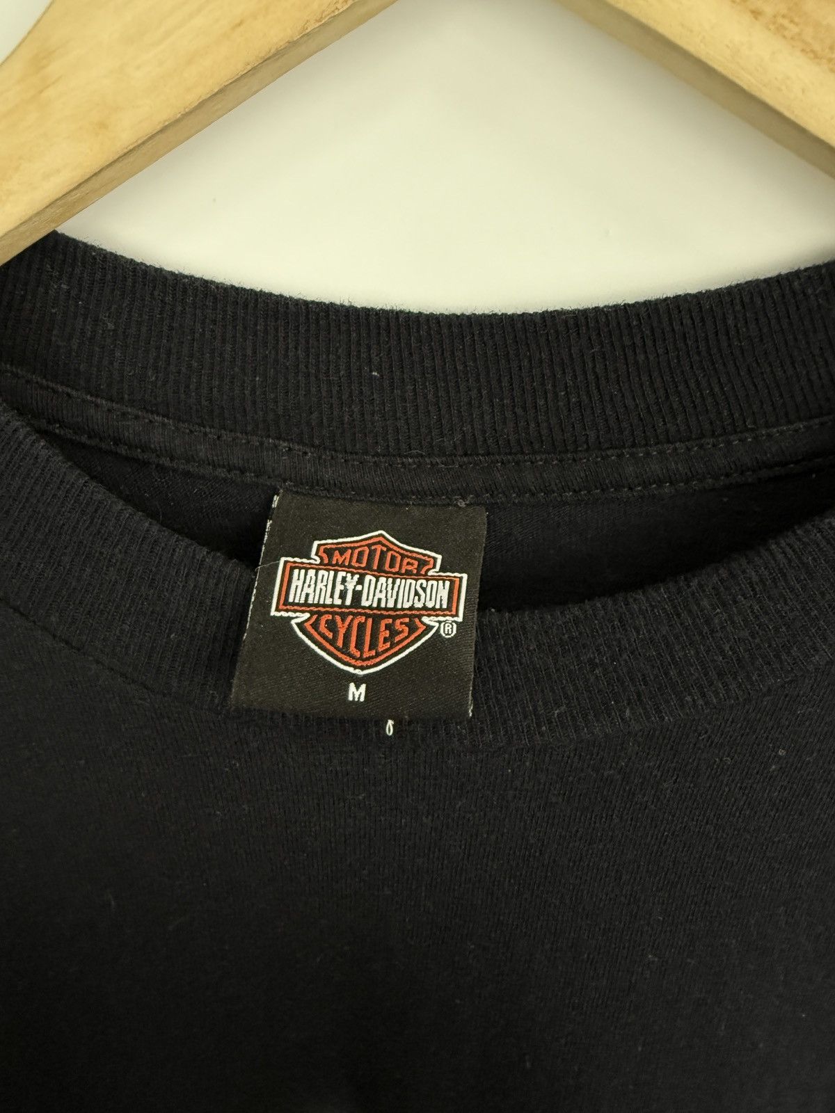 Harley Davidson 🇺🇸Vintage Y2K Harley Davidson Skull Las Vegas 2003 LongSleeve Size US M / EU 48-50 / 2 - 8 Thumbnail