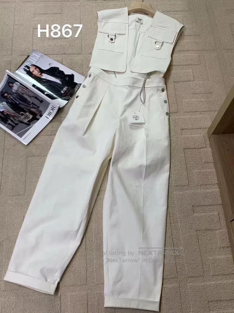 Hermes Hermes Vest Jumpsuit Size 42" / US 20 - 1 Thumbnail