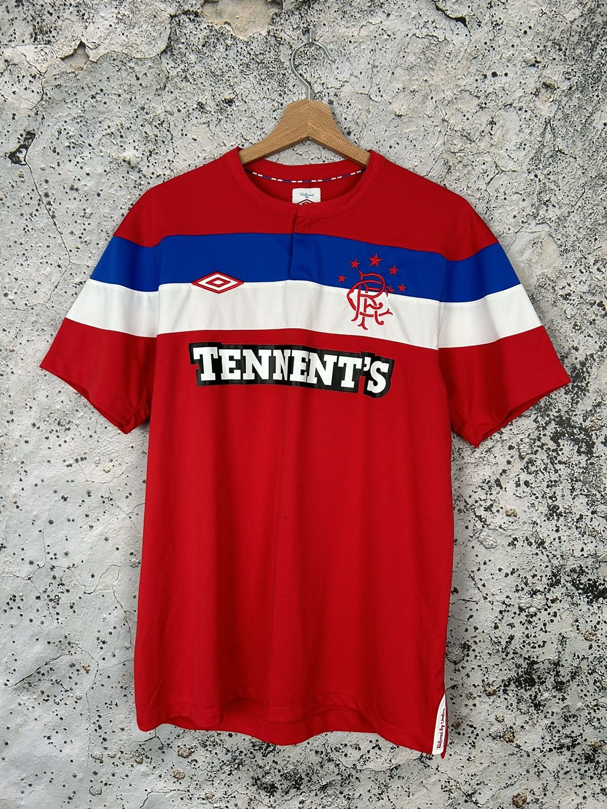 Umbro Glasgow Rangers Umbro Soccer Jersey Football Vintage Size US M / EU 48-50 / 2 - 1 Thumbnail