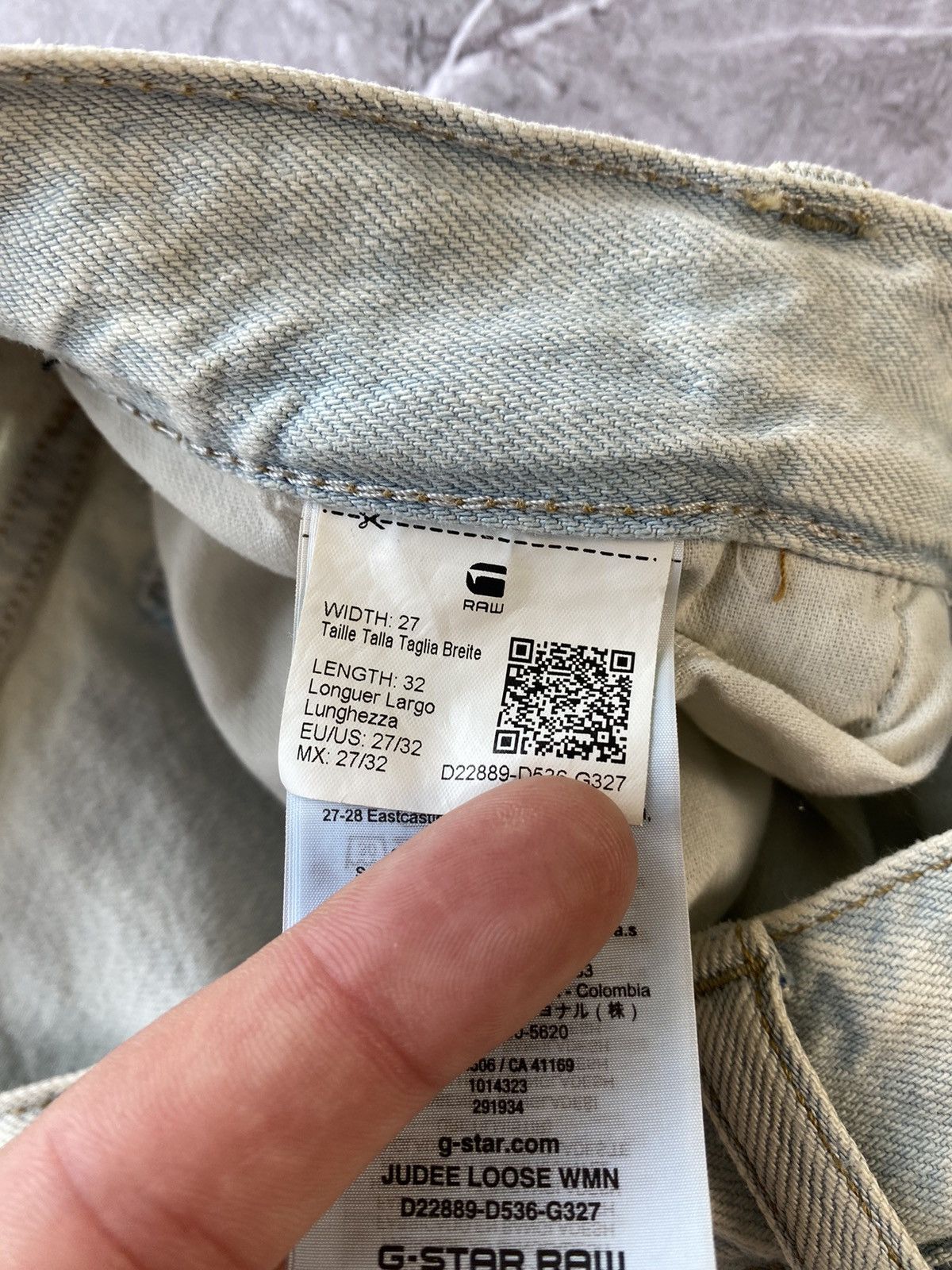 G-Star × Vintage Vintage Y2K G-Star Raw Originals Denim Jeans Size US 32 / EU 48 - 14 Thumbnail