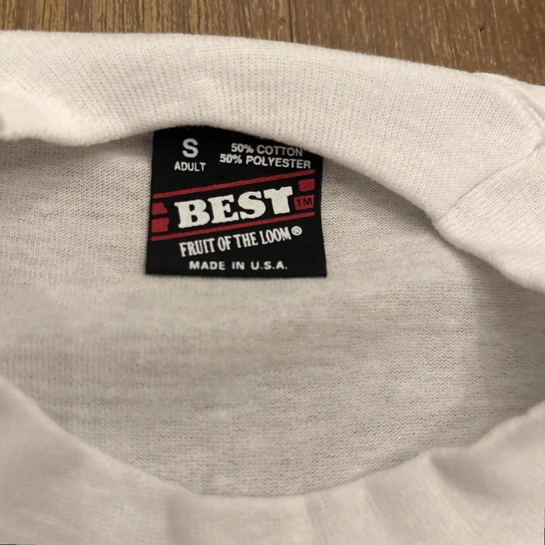 Fruit Of The Loom VINTAGE Fruit of the Loom T-Shirt Rosenn Jenkins Greenwald Attorneys at Law Size Small White Law Firm Mens Size US S / EU 44-46 / 1 - 3 Thumbnail