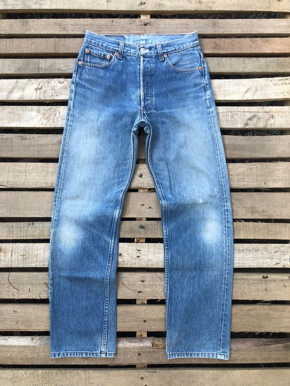 Levi's 1990s Vintage Levi's 501 Denim Jeans W31 L36 Size US 29 - 1 Thumbnail