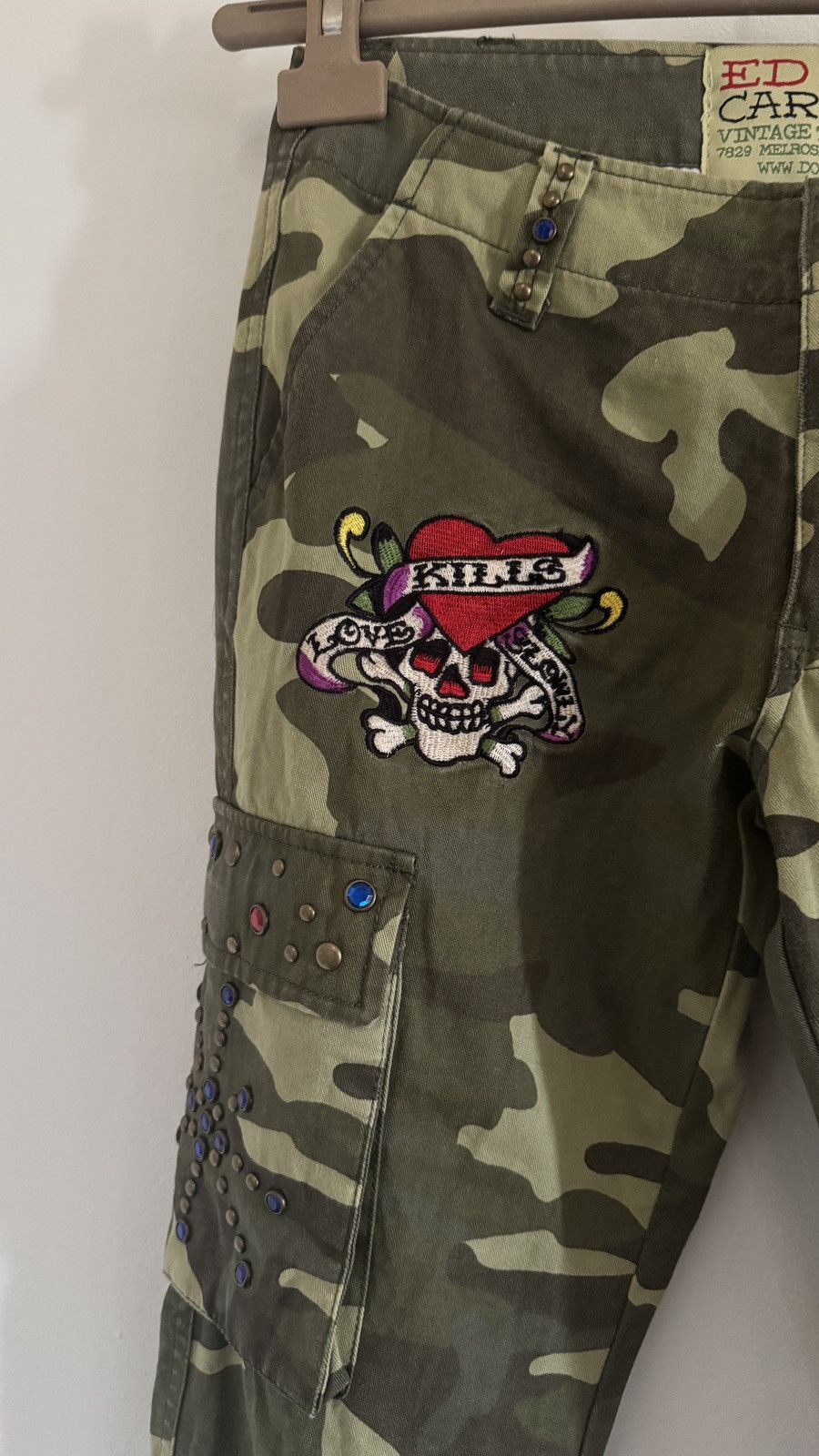 Ed Hardy × Vintage Ed Hardy Vintage Y2K ‘02 Jeans Size 26" / US 2 / IT 38 - 4 Thumbnail