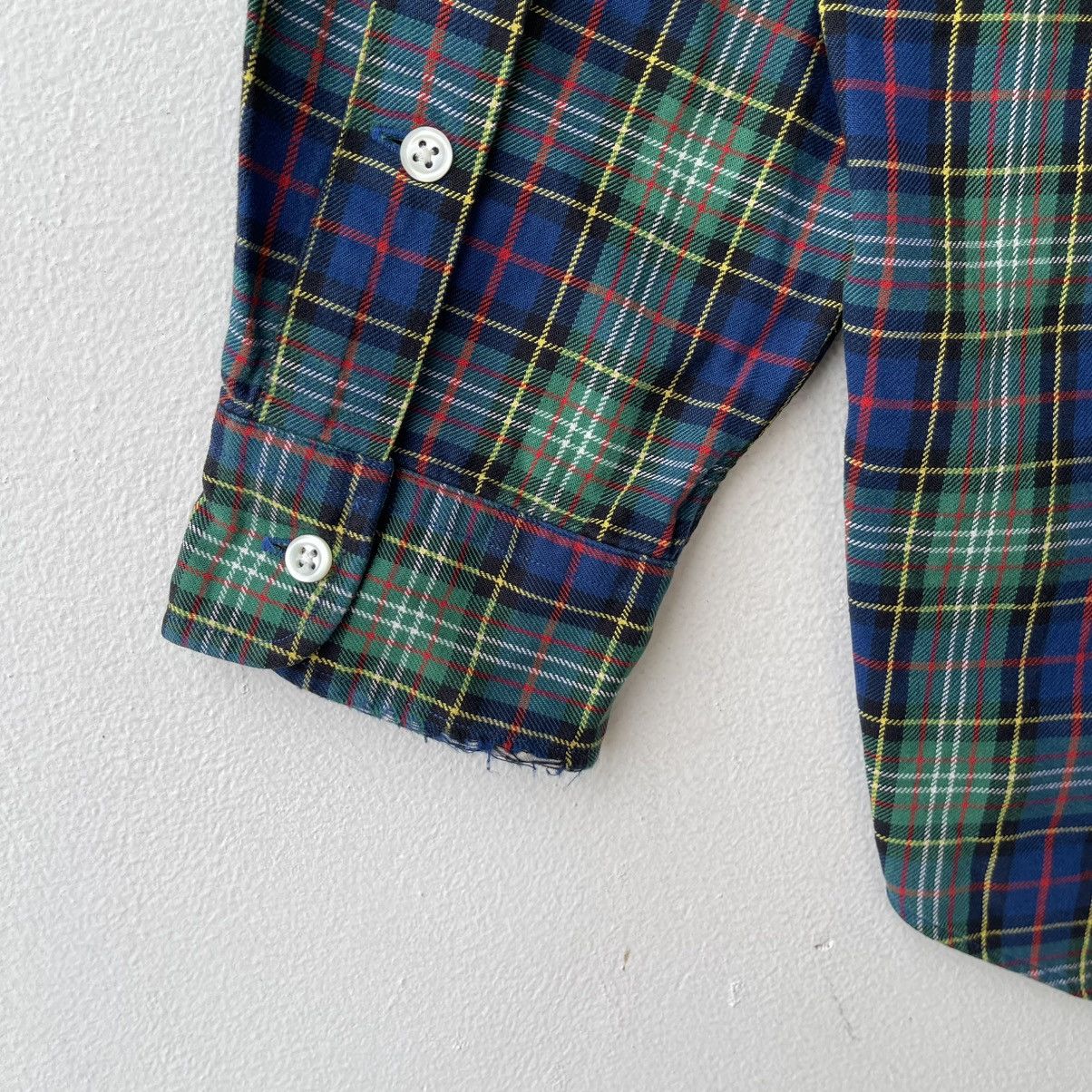 Polo Ralph Lauren Vintage 90s Ralph Lauren "Blake" Plaid Shirt Thrashed Size US L / EU 52-54 / 3 - 8 Thumbnail