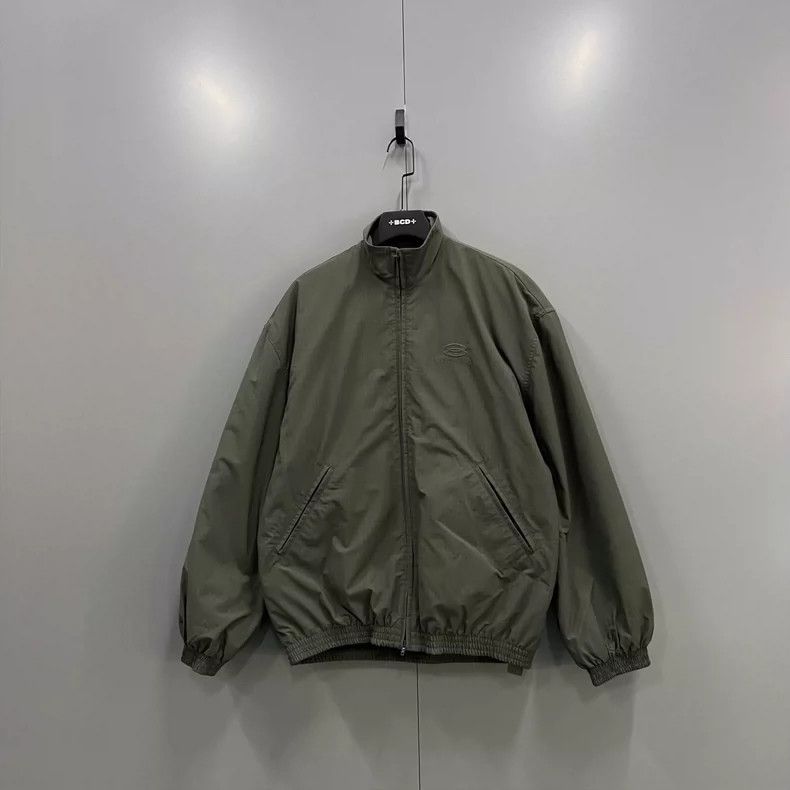 Balenciaga Balenciaga Olive embroidered logo jacket Size US M / EU 48-50 / 2 - 1 Thumbnail