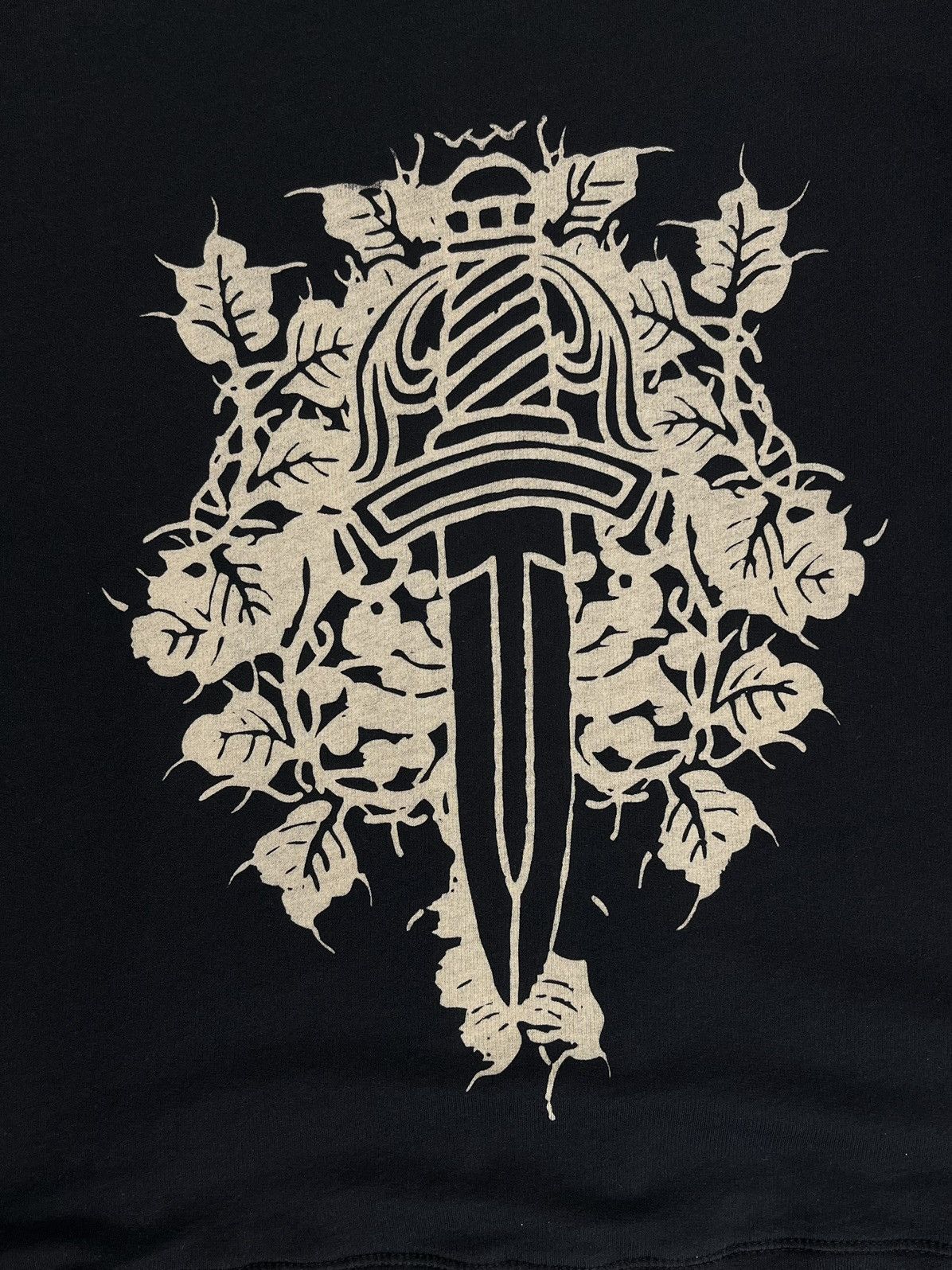 Chrome Hearts Chrome Hearts Vintage Dagger Vine Logo Zip Up Hoodie Size XS / US 0-2 / IT 36-38 - 3 Thumbnail